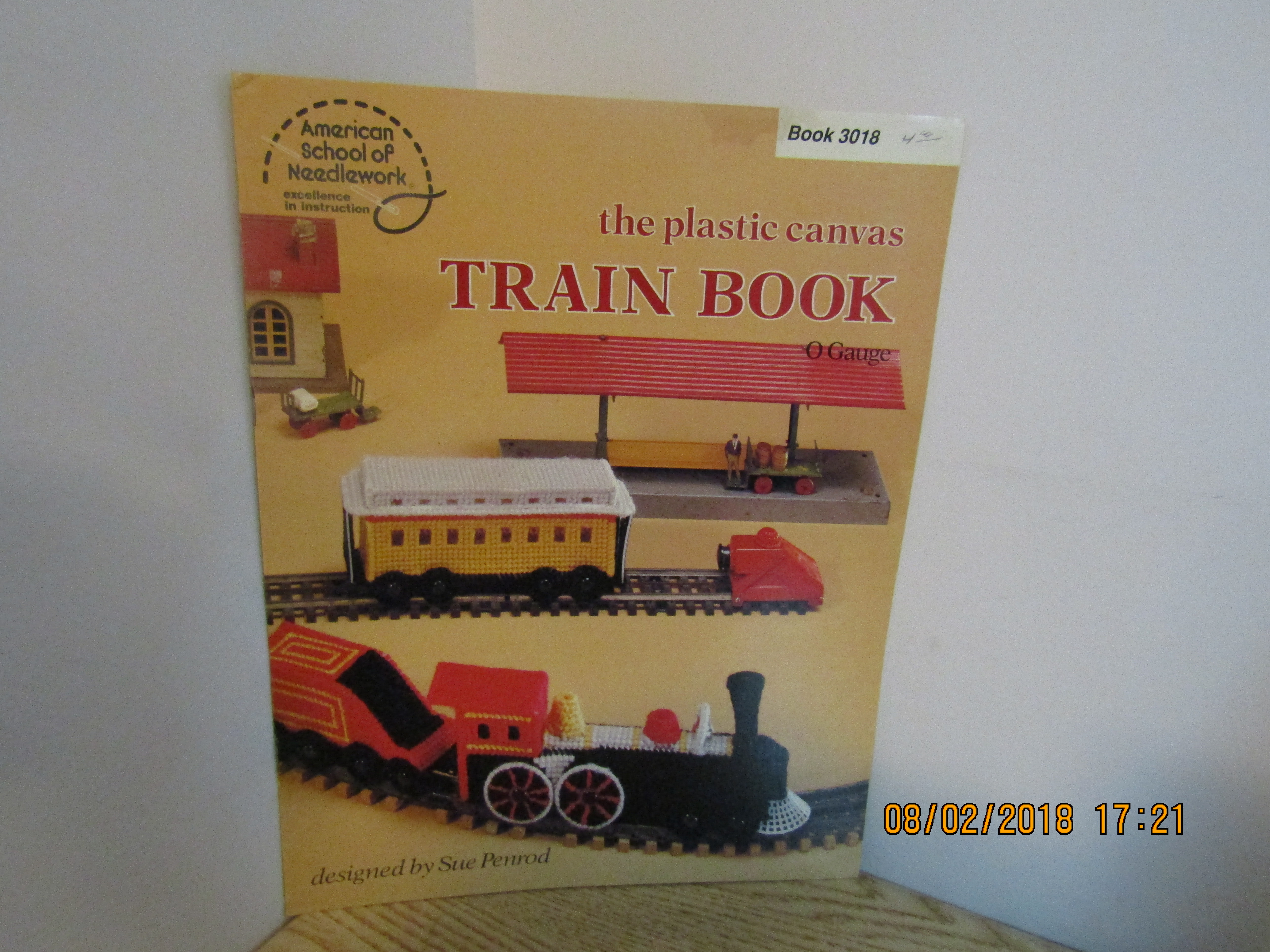 ASofN Plastic Canvas Train Book # 3018