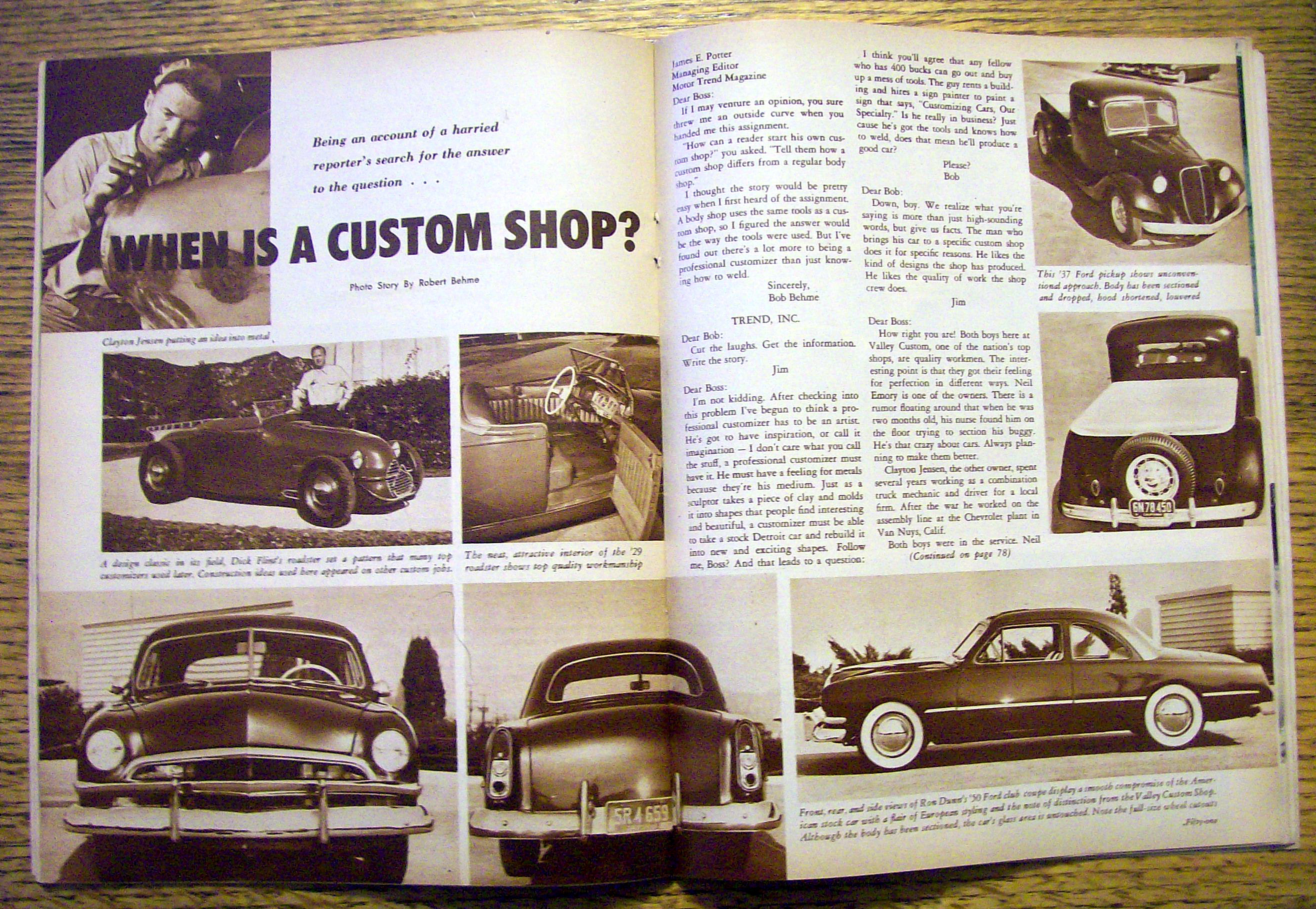 Motor Trend Magazine July 1953 Haunted Cars