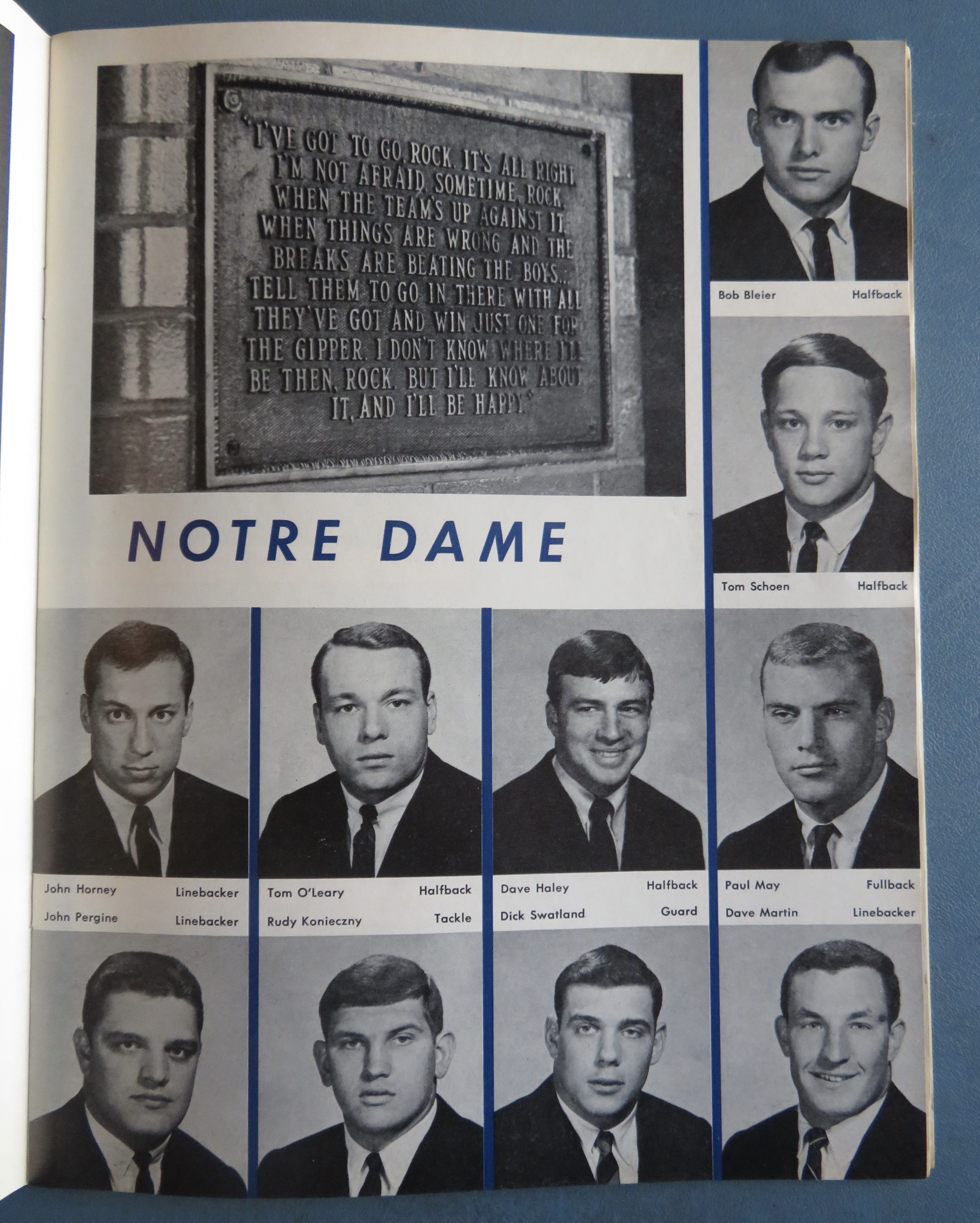 1966 Pittsburgh / Notre Dame Official Program