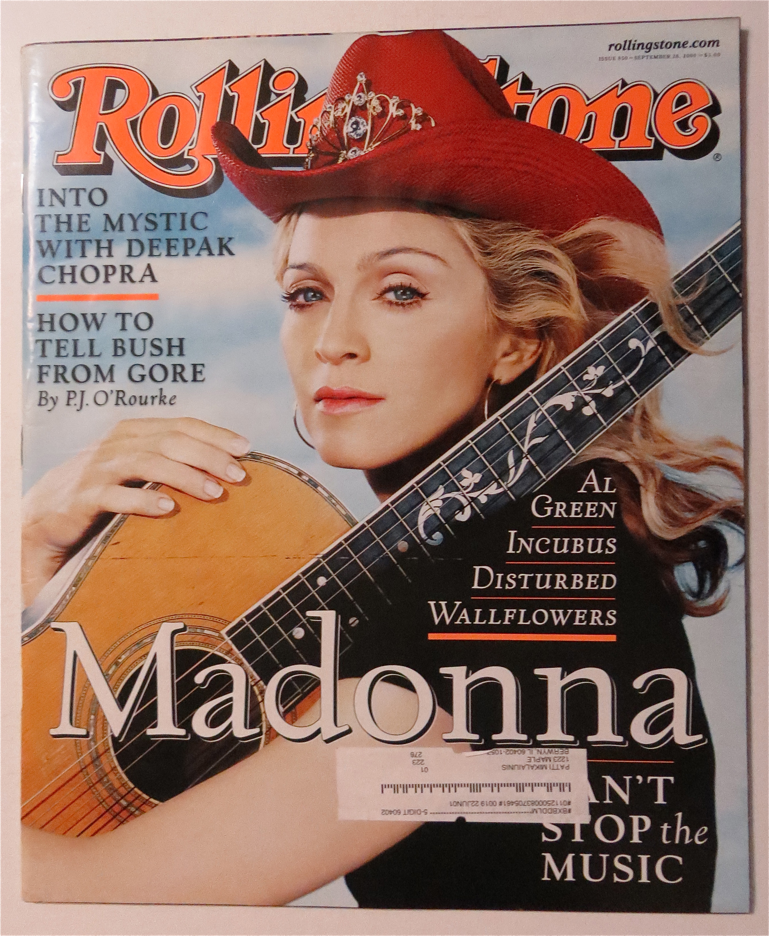 Rolling Stone September 28, 2000 Madonna