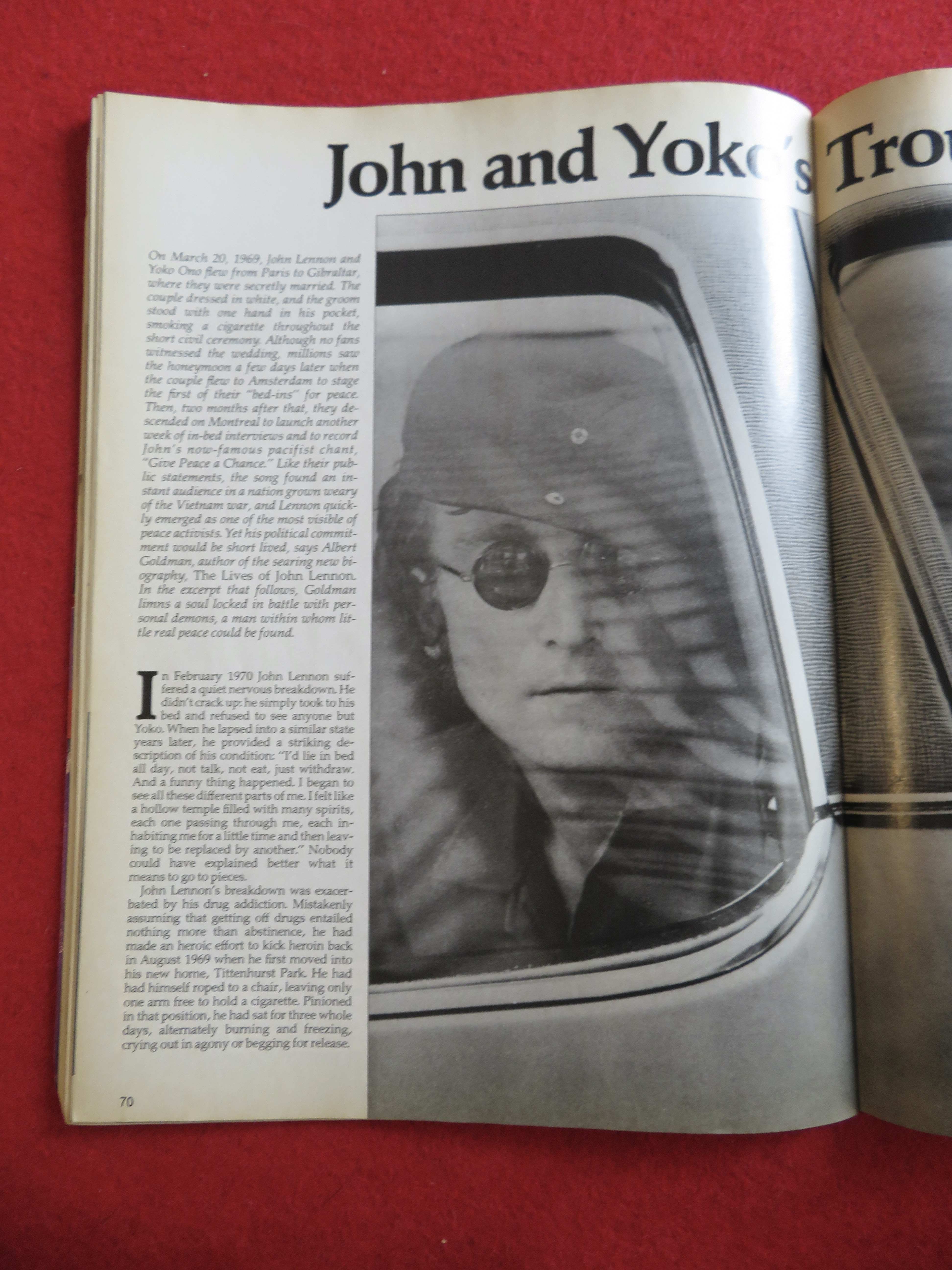 People Weekly Magazine August 22, 1988 John Lennon