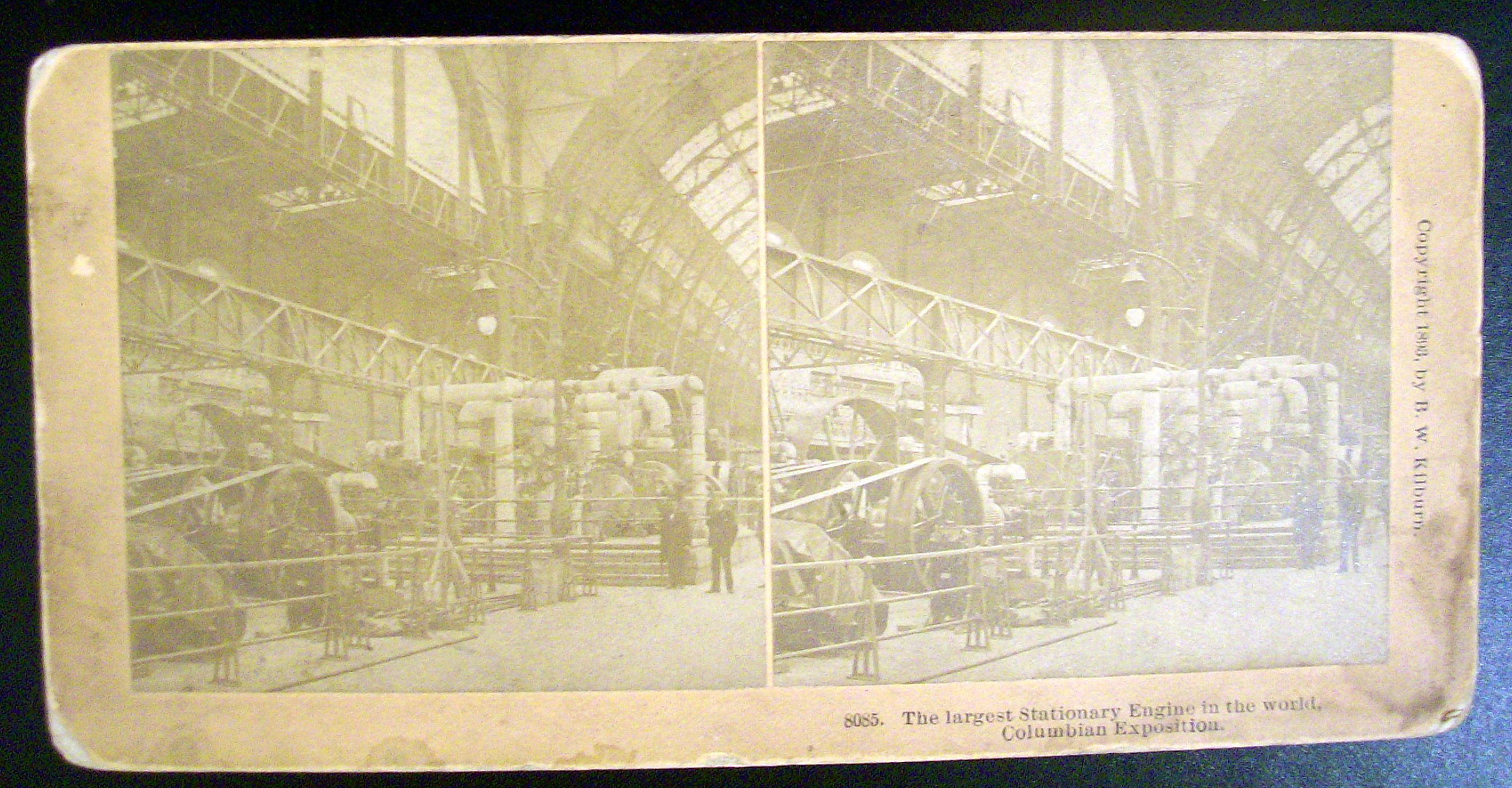 Stationary Engine in the World Stereo Card