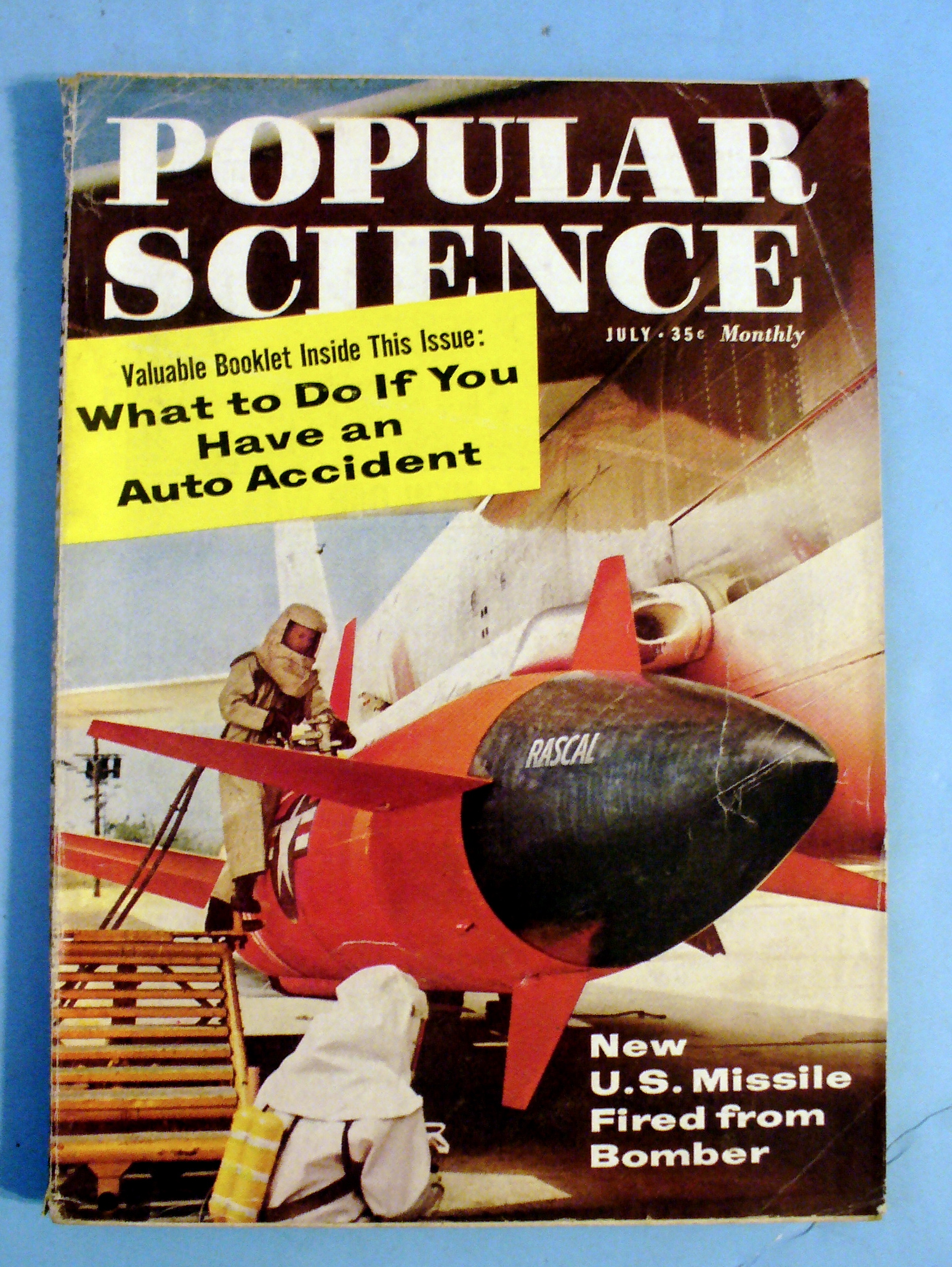 Popular Science July 1958 U.S. Missile Fired