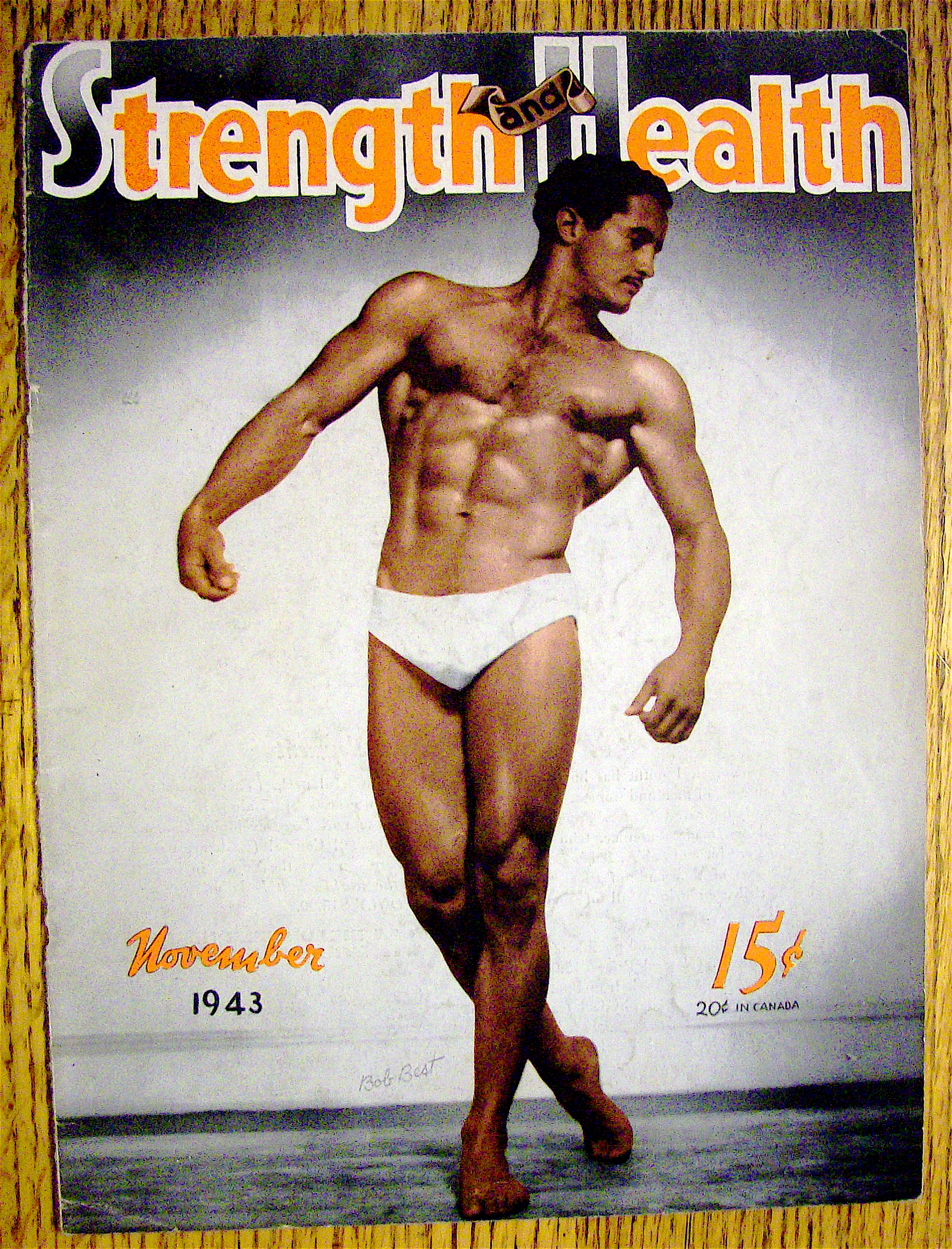 Bob Best 1943 Strength & Health Magazine Cover