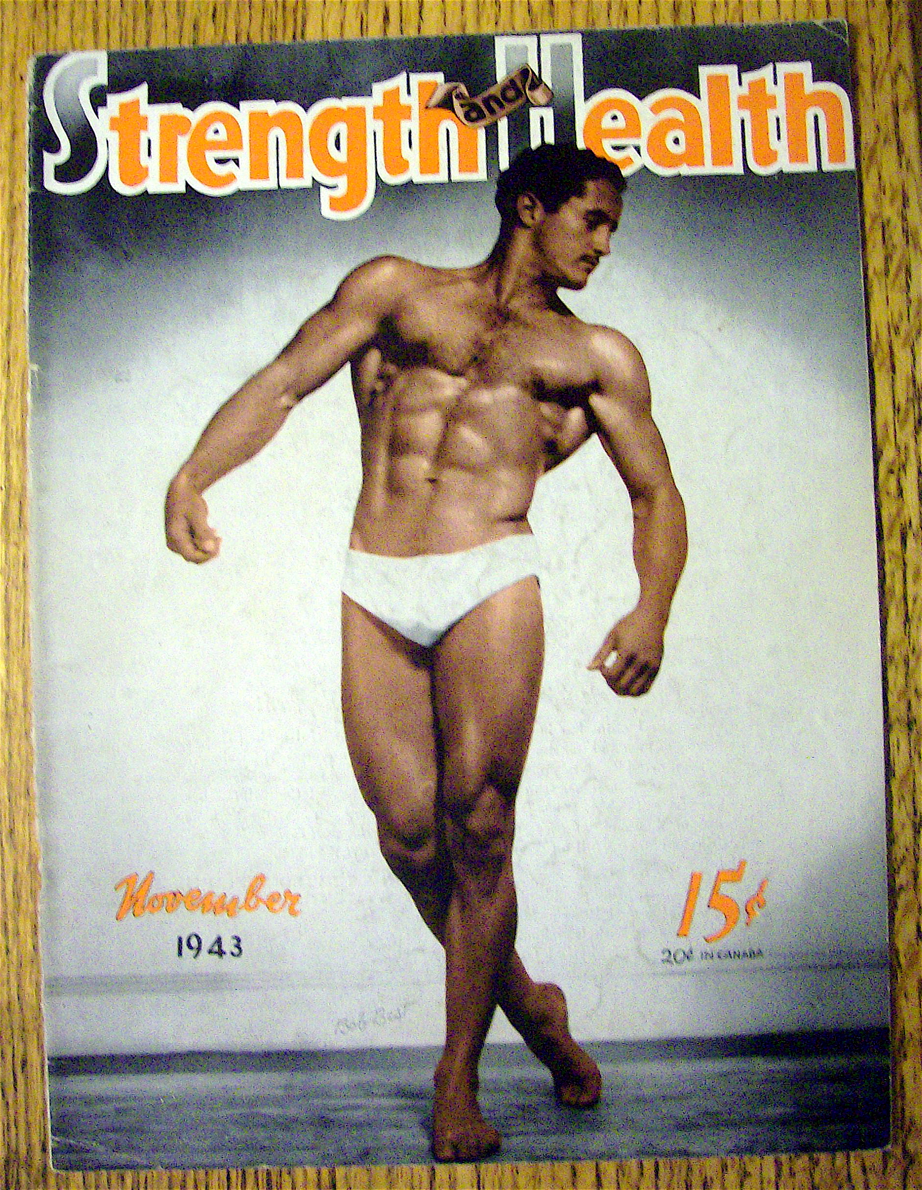 Bob Best 1943 Strength & Health Magazine Cover