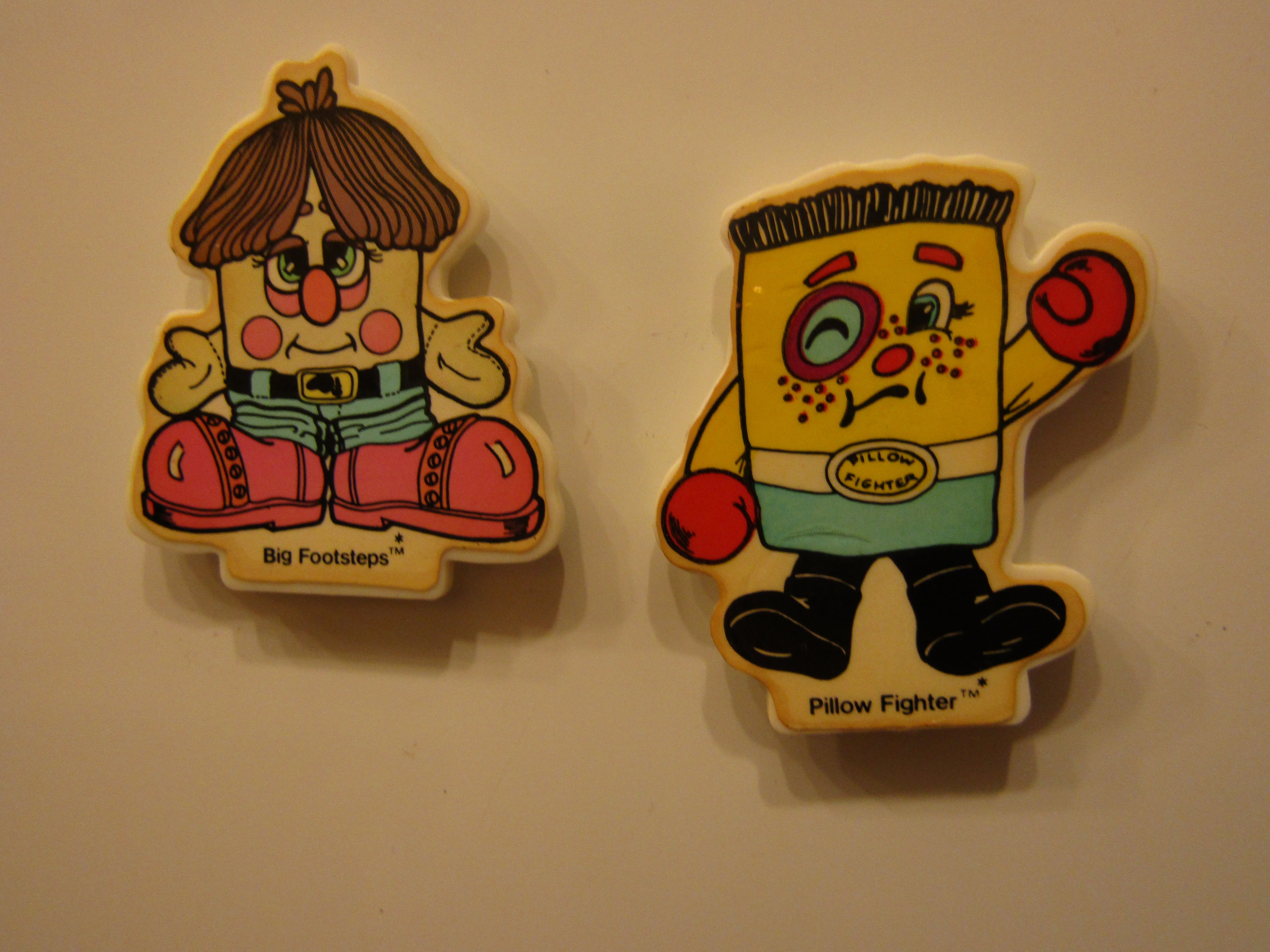 Collectible Vintage Arjon Pillow People Magnet Set