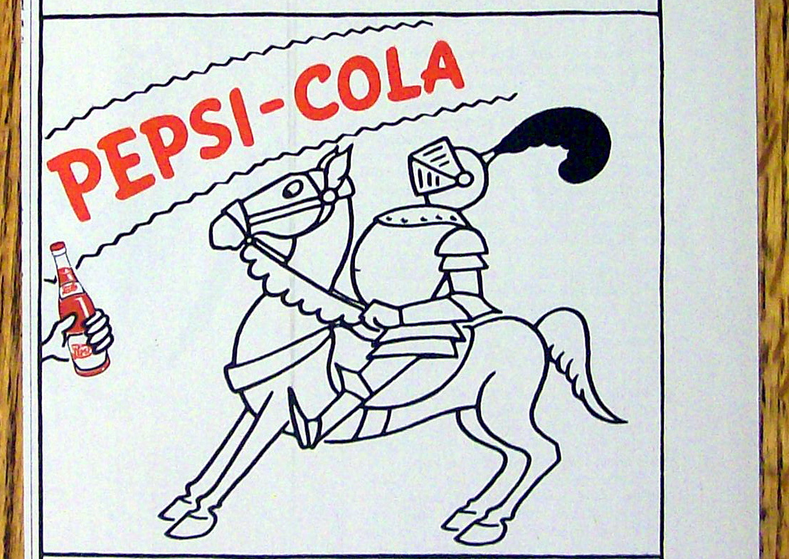 1942 Pepsi-Cola with a Knight on a Horse