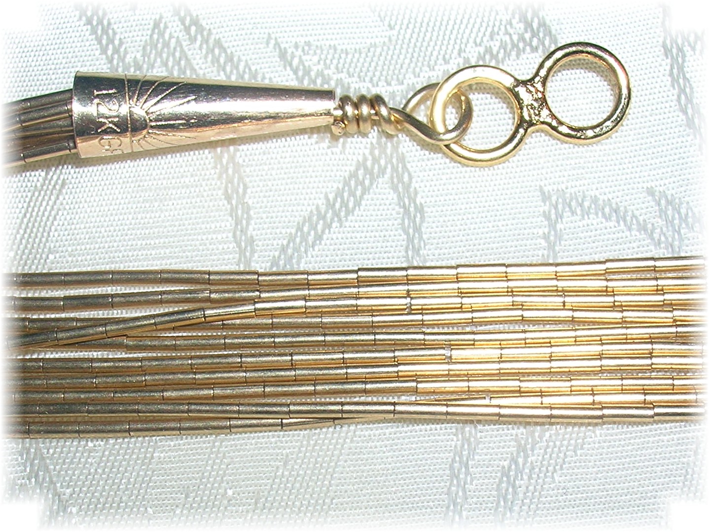 12K Gold Fill over Liquid Sterling Silver Nec