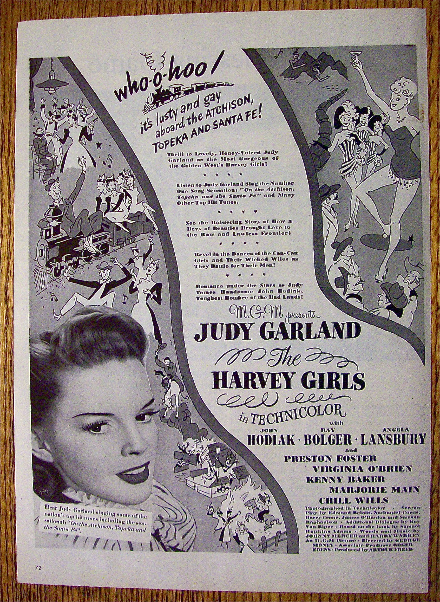 1945 The Harvey Girls with Judy Garland