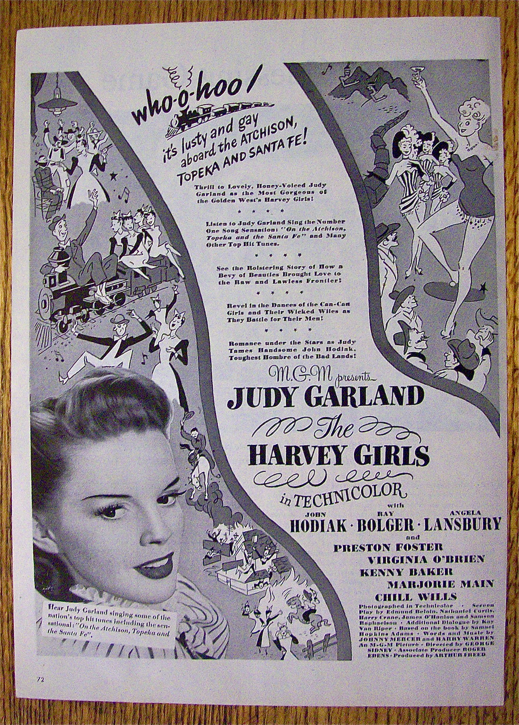 1945 The Harvey Girls with Judy Garland