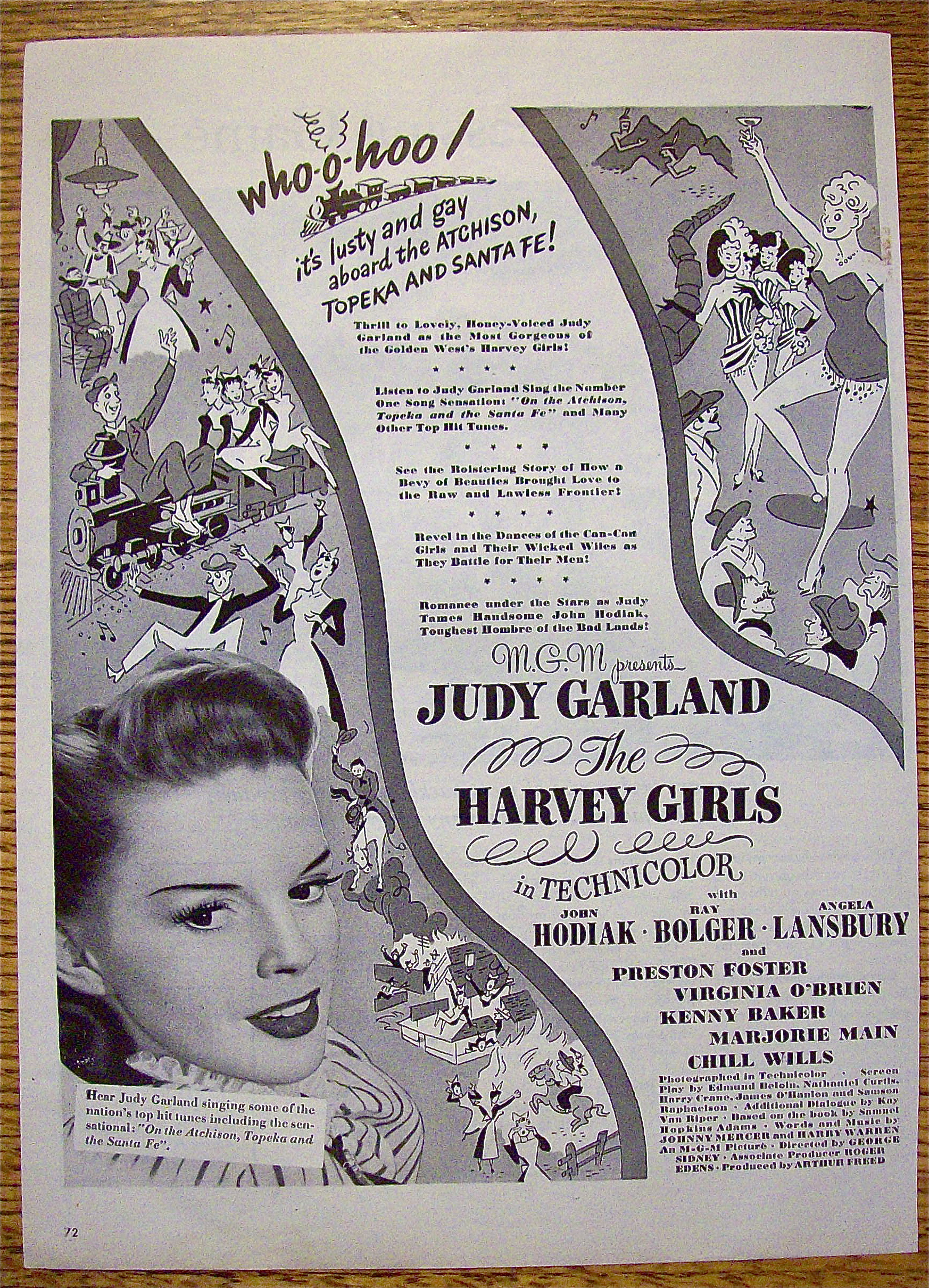 1945 The Harvey Girls with Judy Garland
