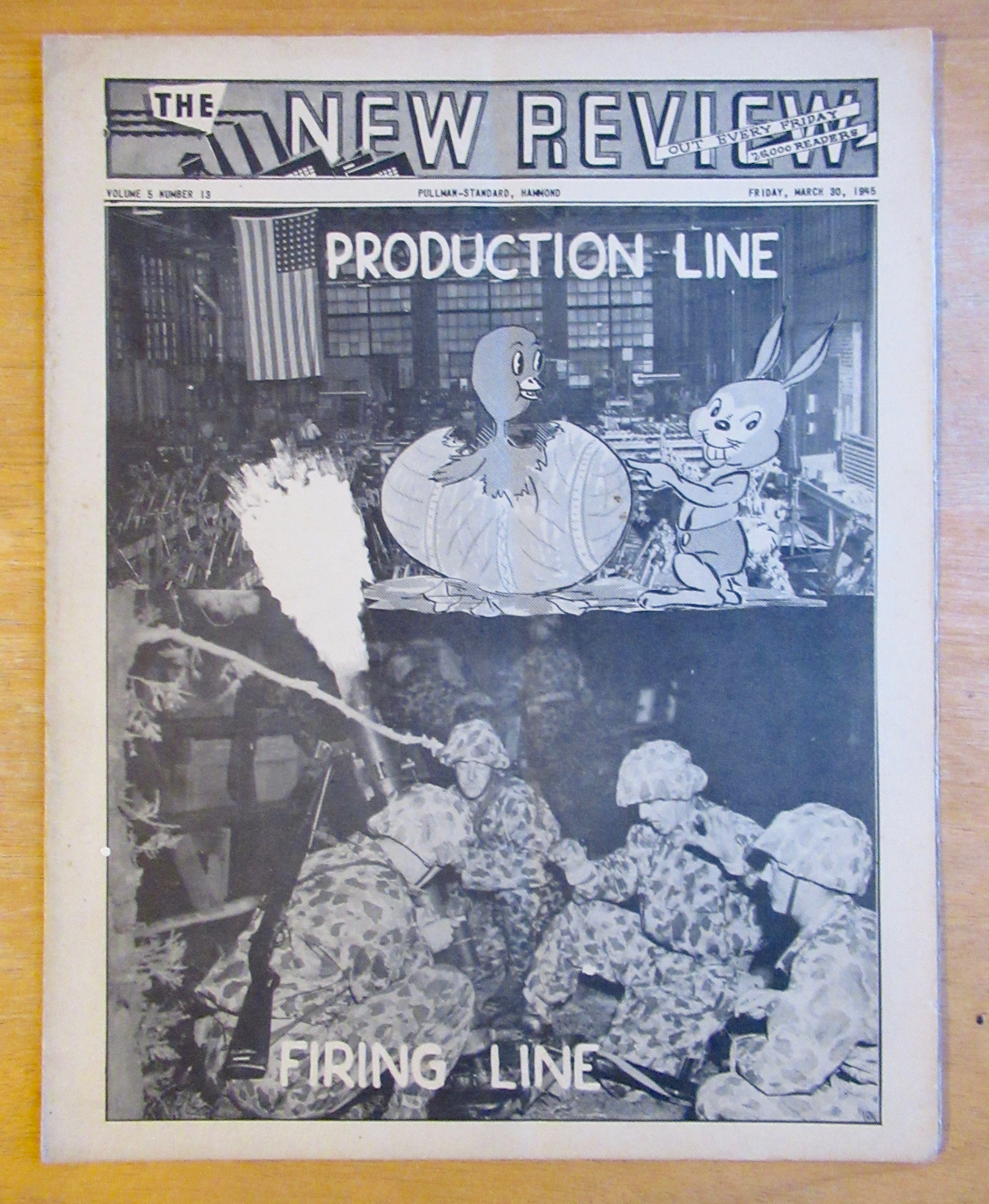 Original March 30, 1945 New Review Newsletter