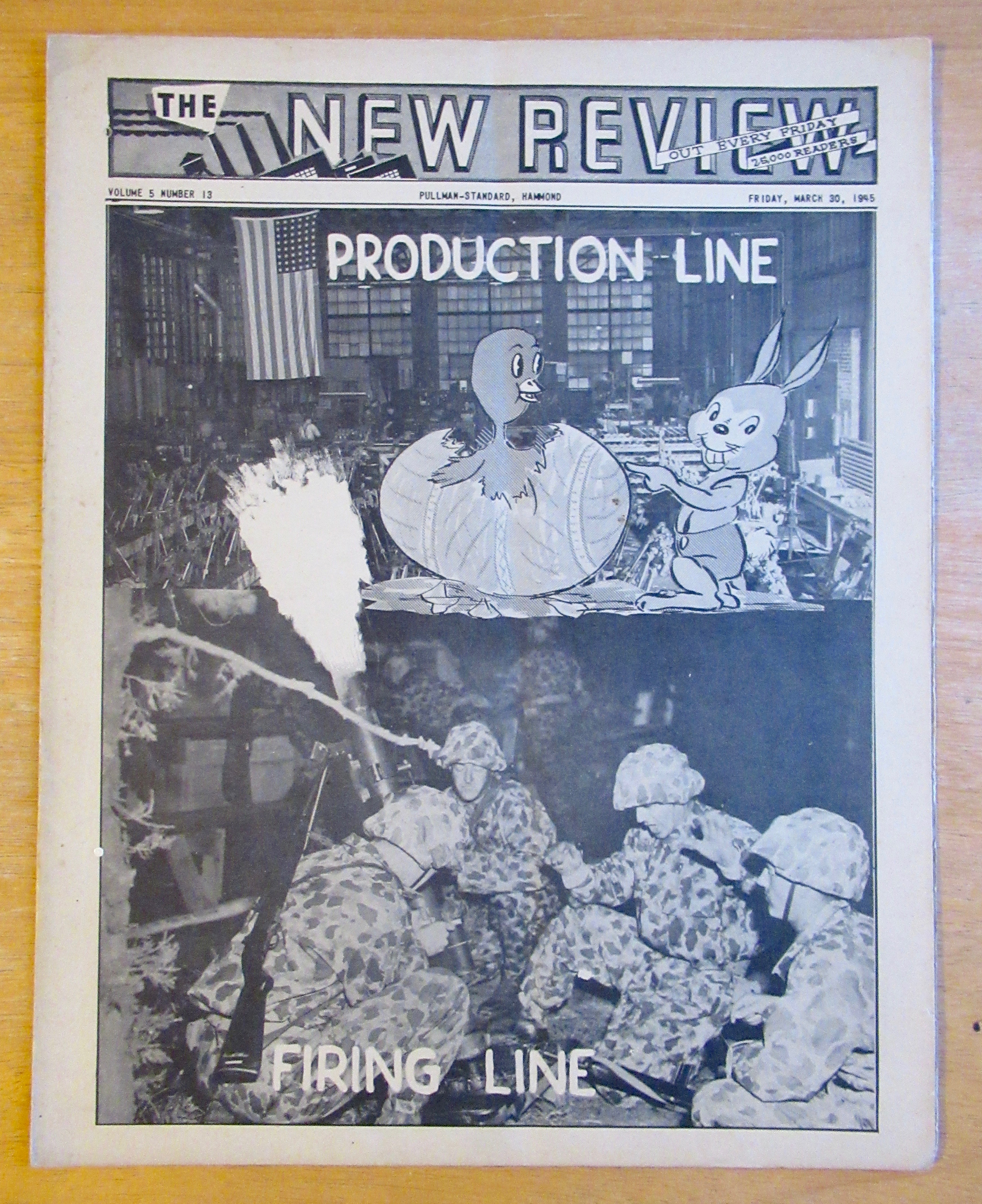 Original March 30, 1945 New Review Newsletter