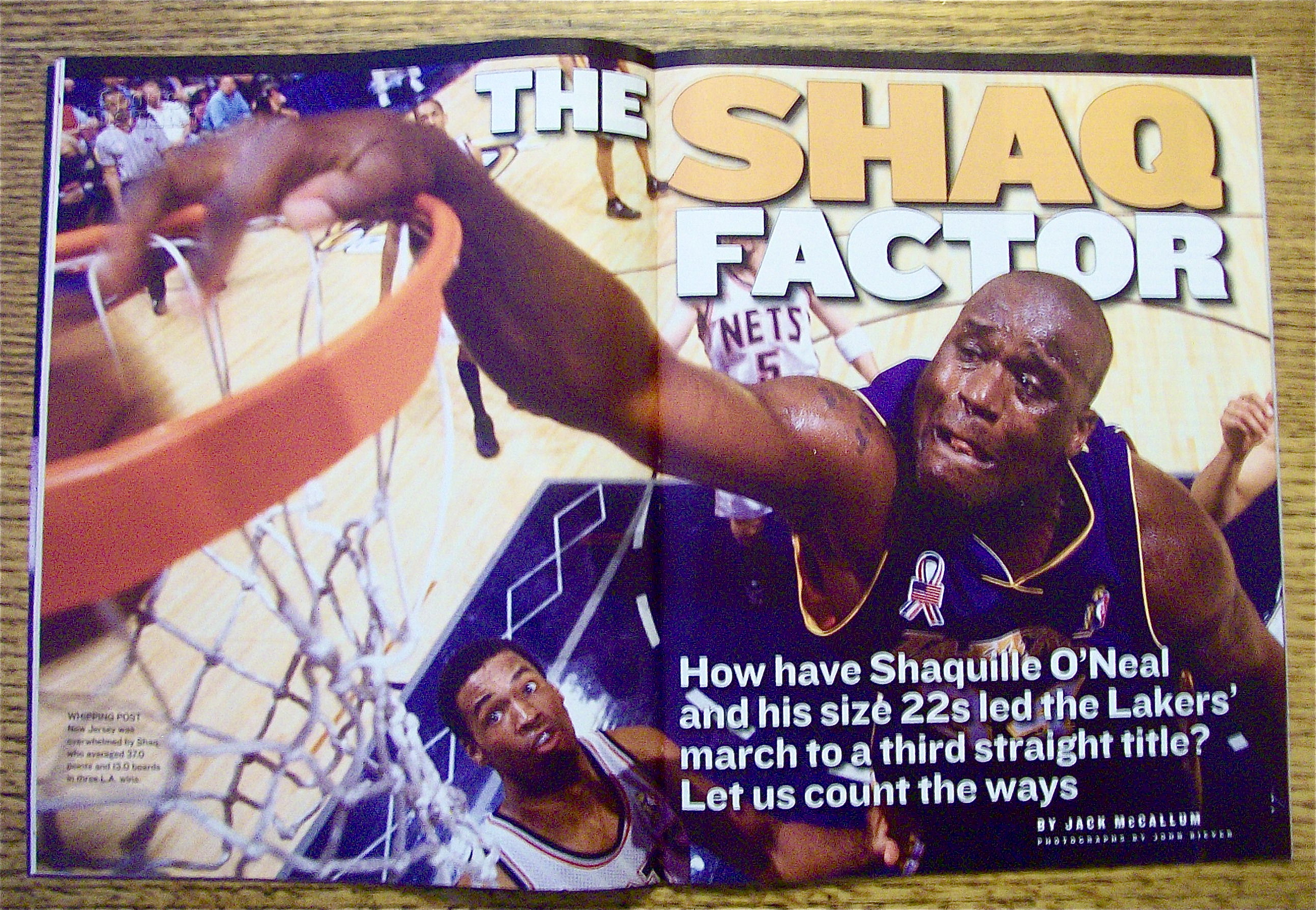 Sports Illustrated Magazine June 17, 2002 Shaquille