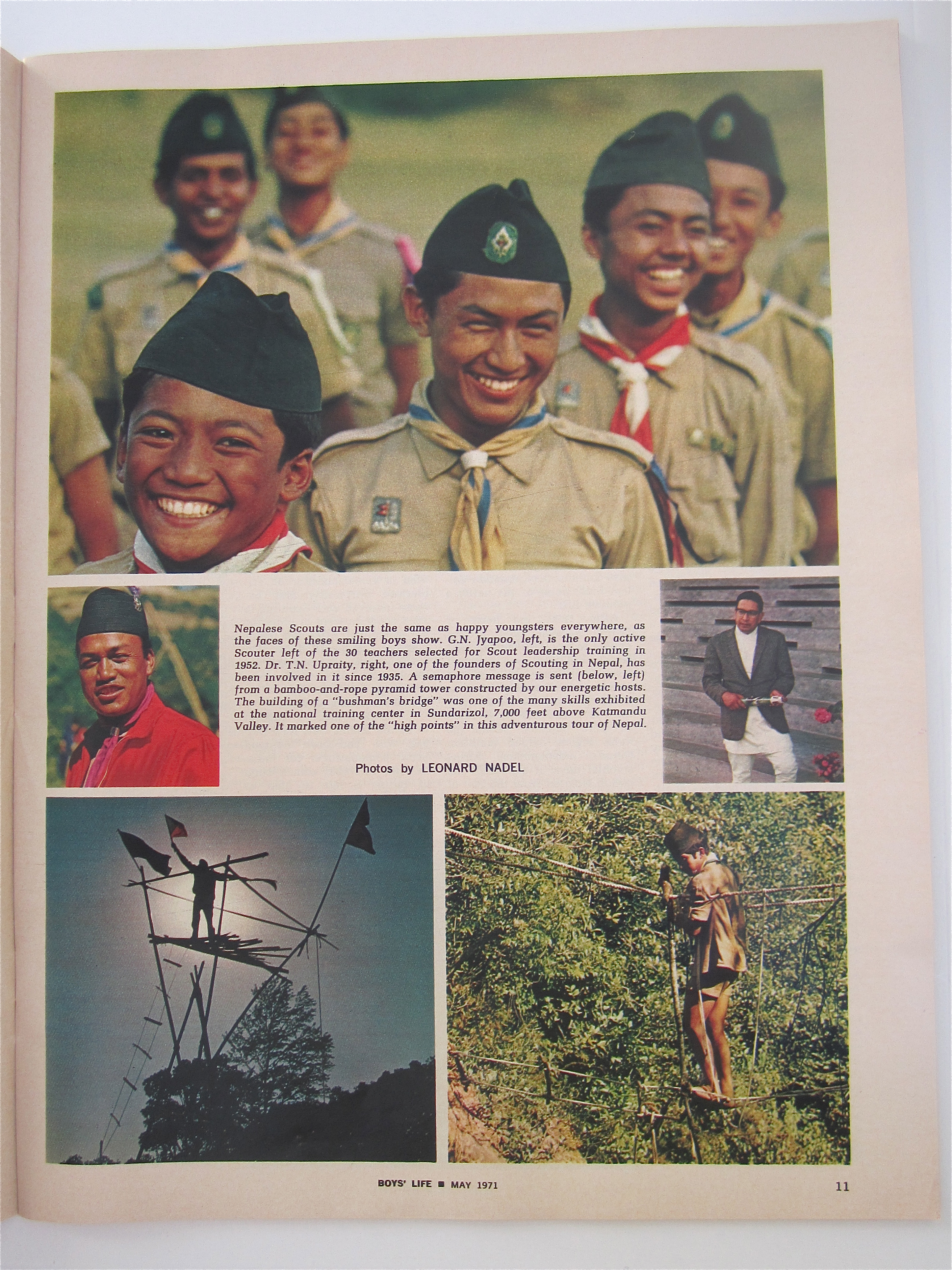 Boys Life Magazine May 1971 Scouting In Nepal