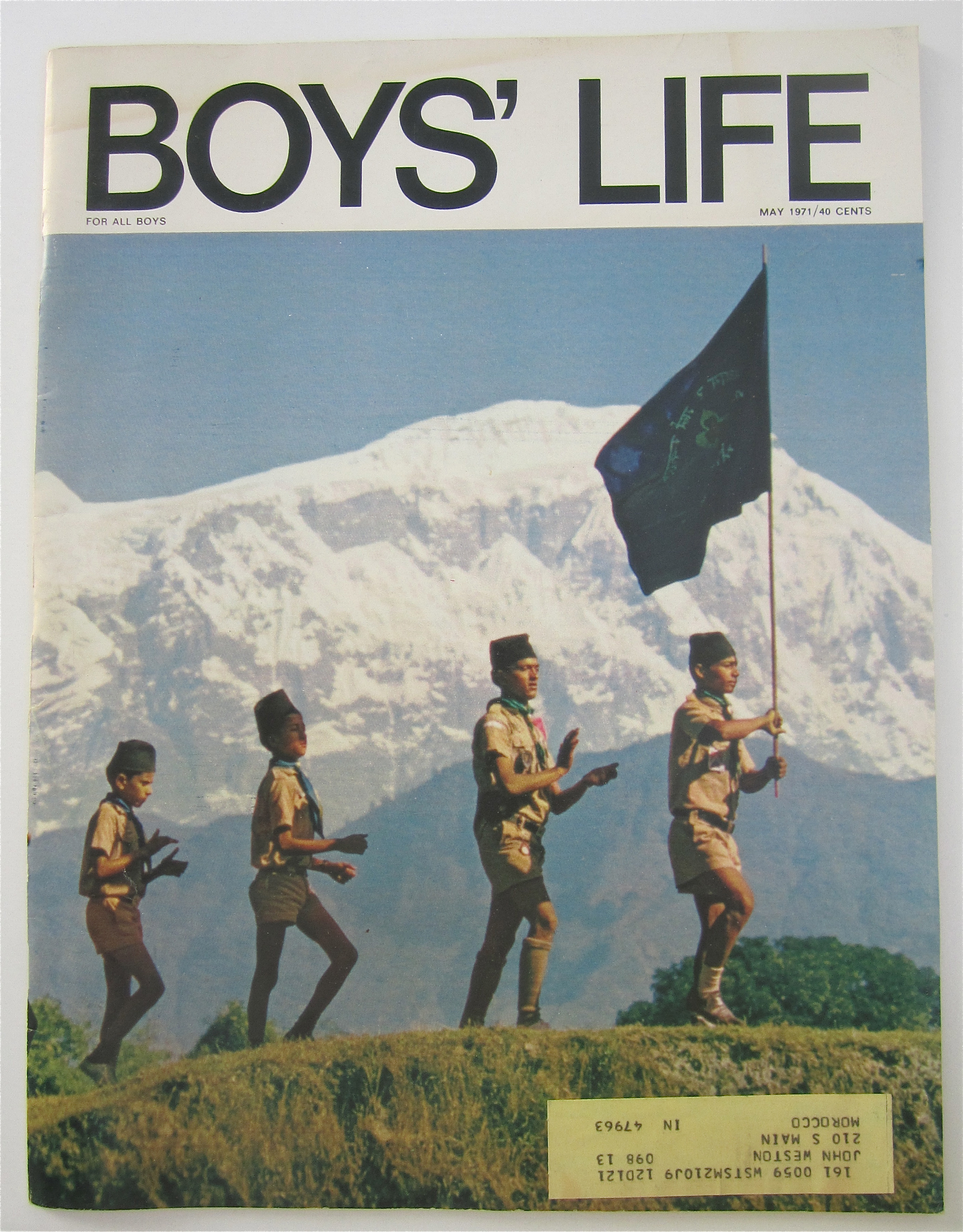 Boys Life Magazine May 1971 Scouting In Nepal