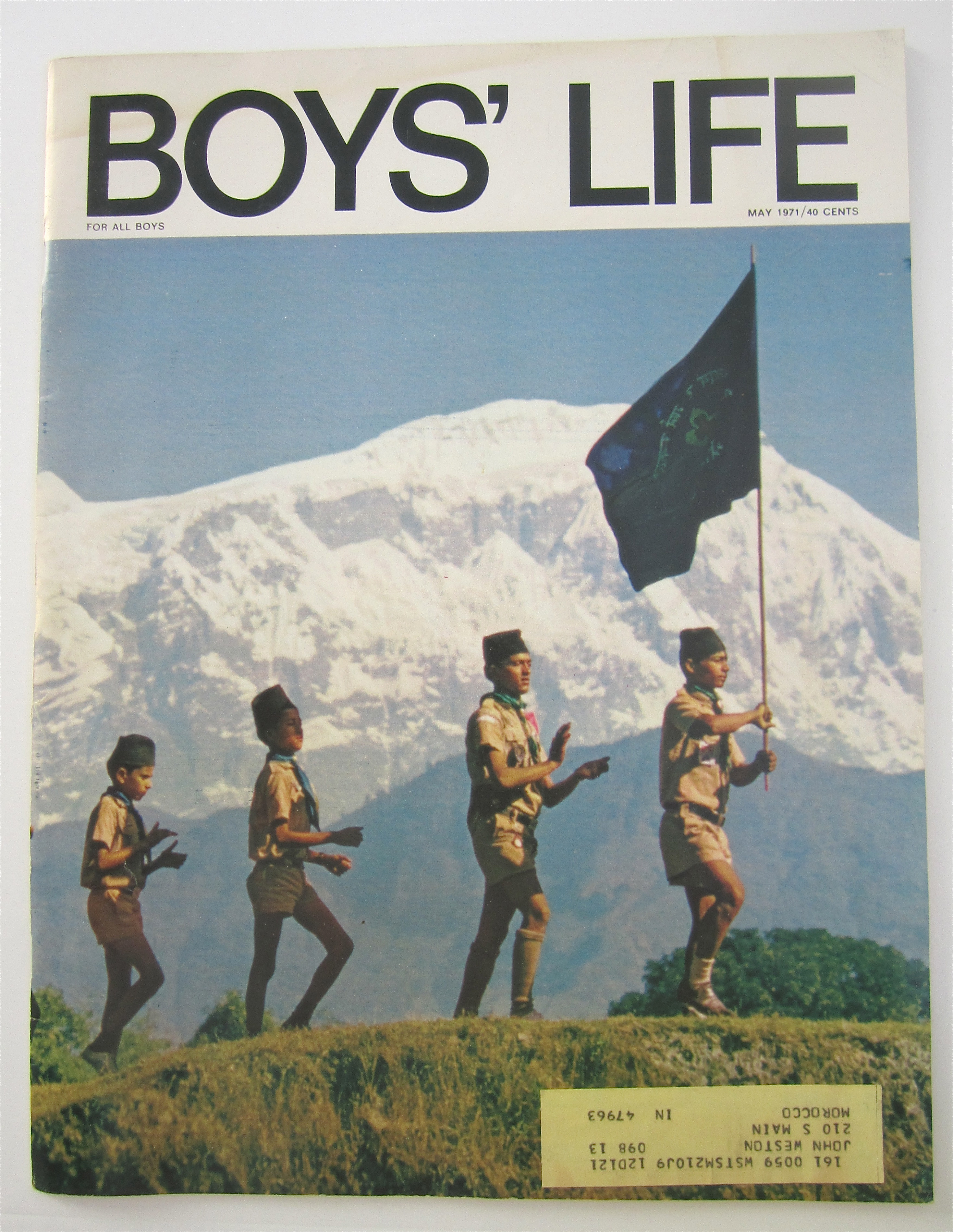 Boys Life Magazine May 1971 Scouting In Nepal
