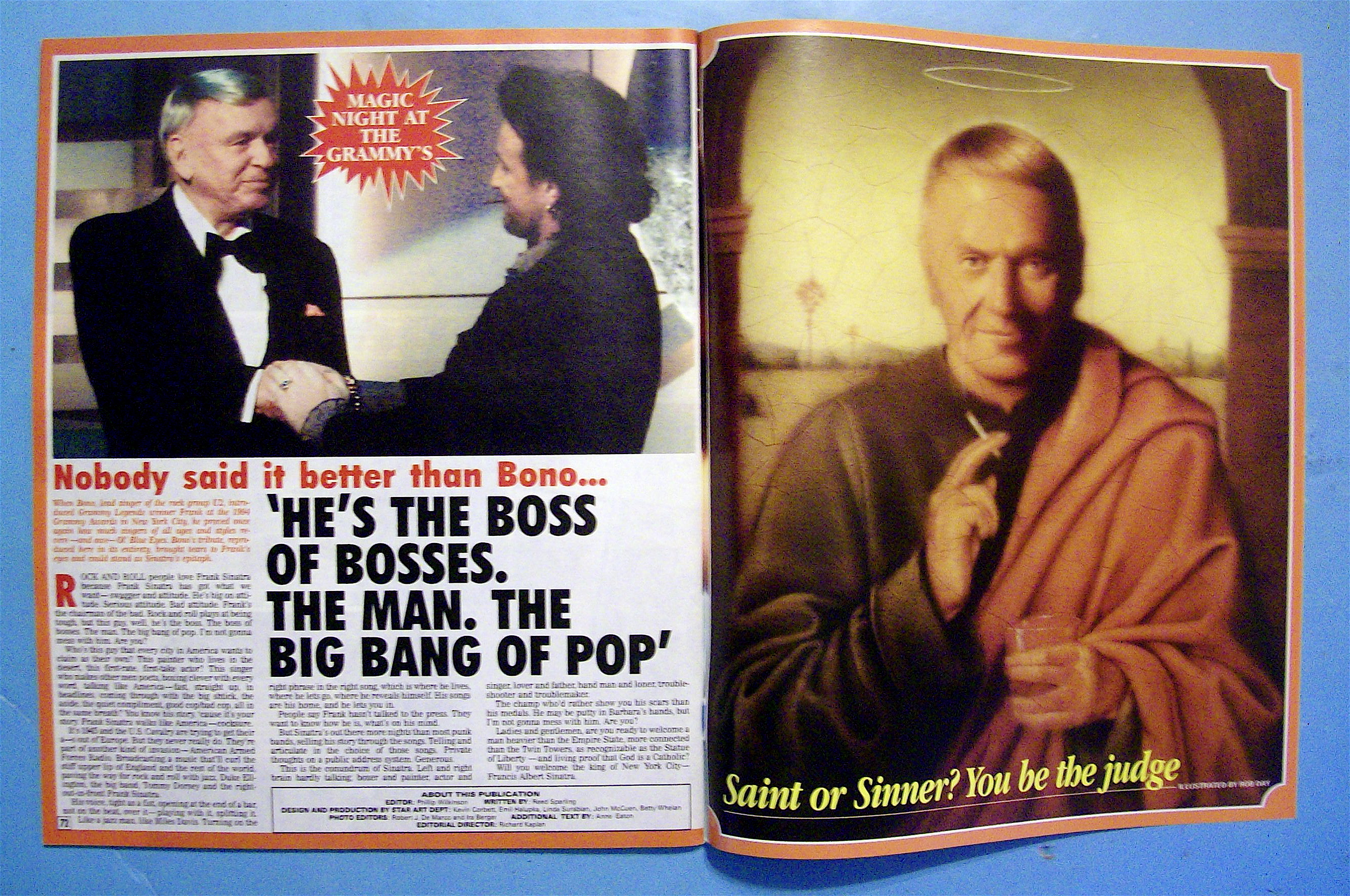Sinatra Special Memorial Tribute 1996 Star Magazine