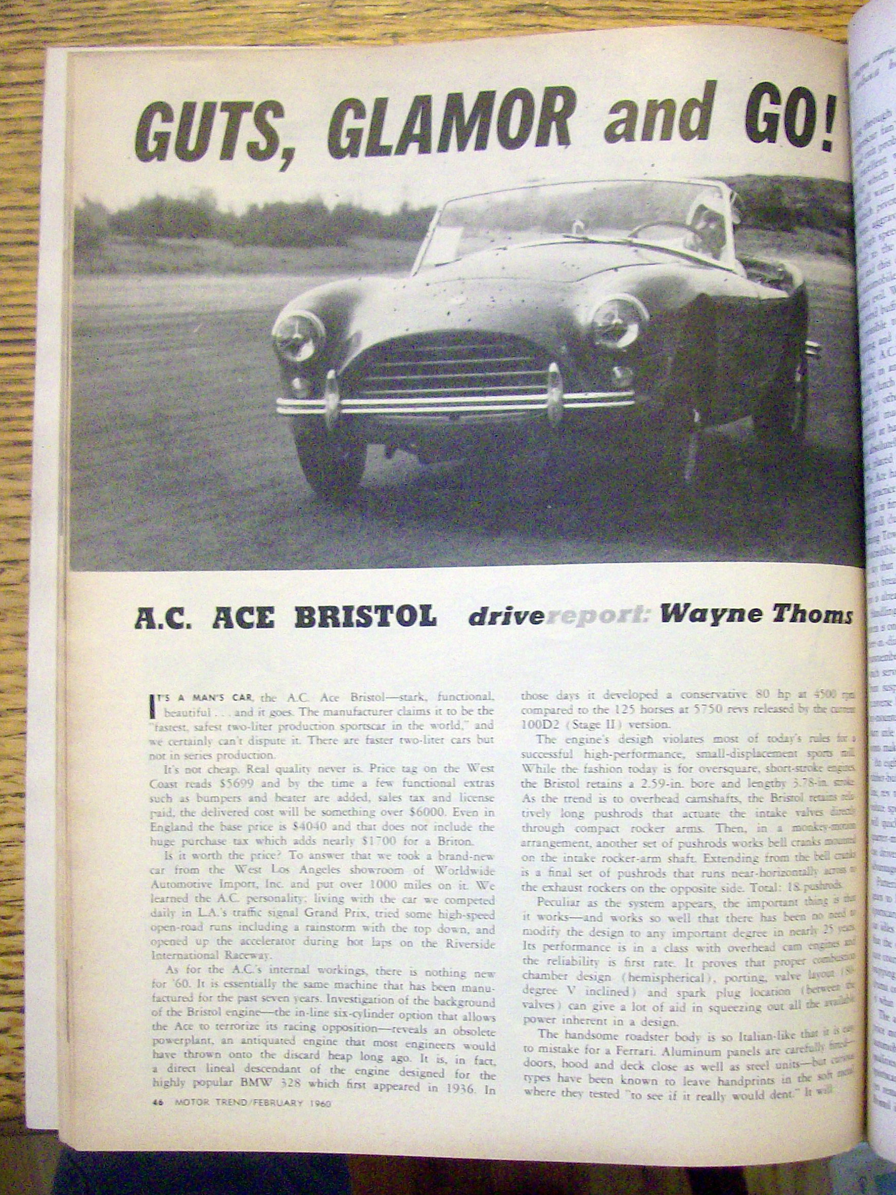 Motor Trend Magazine February 1960 Chevy or Ford