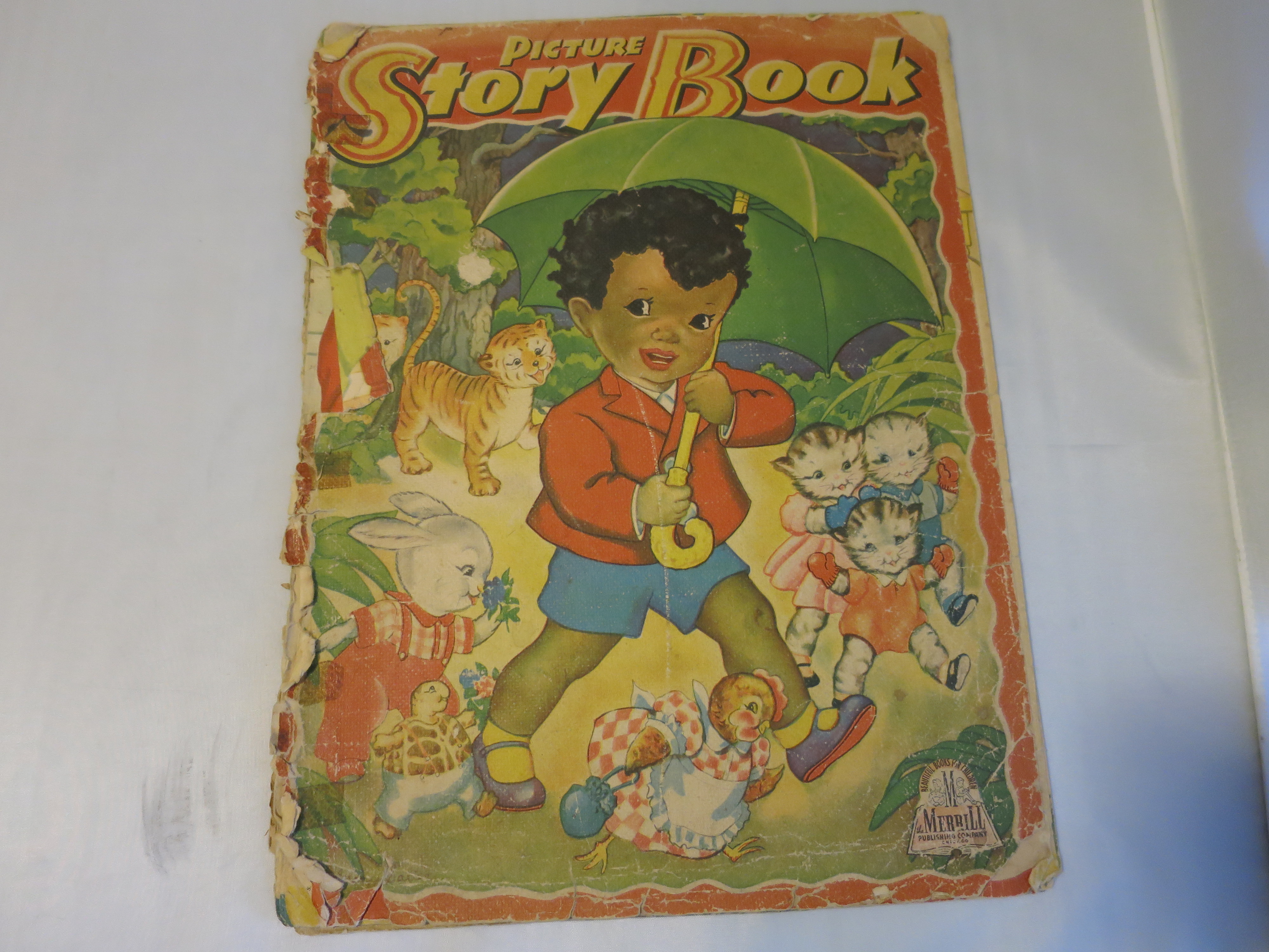 Picture Story Book 1943 Merrill Little Black Sambo