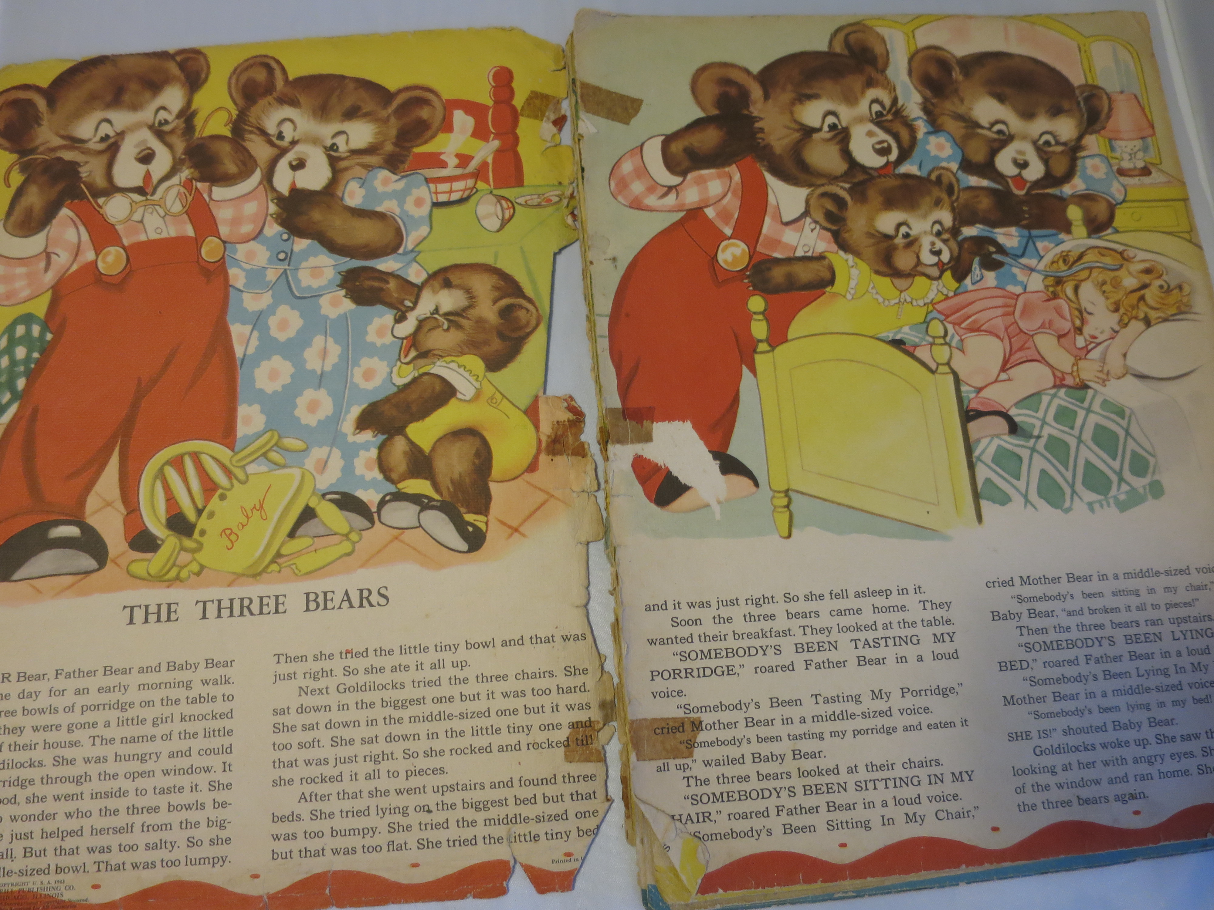 Picture Story Book 1943 Merrill Little Black Sambo