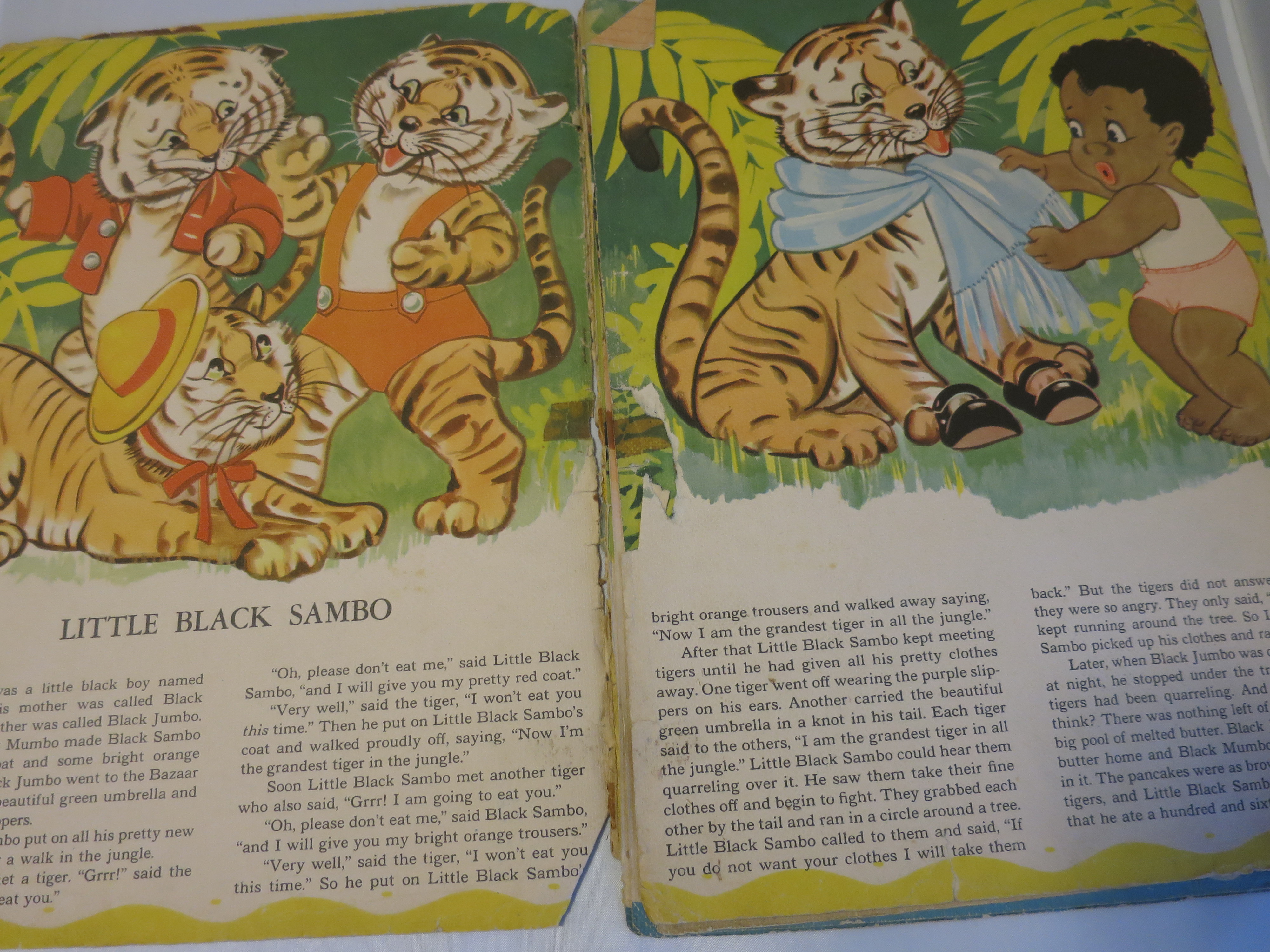 Picture Story Book 1943 Merrill Little Black Sambo