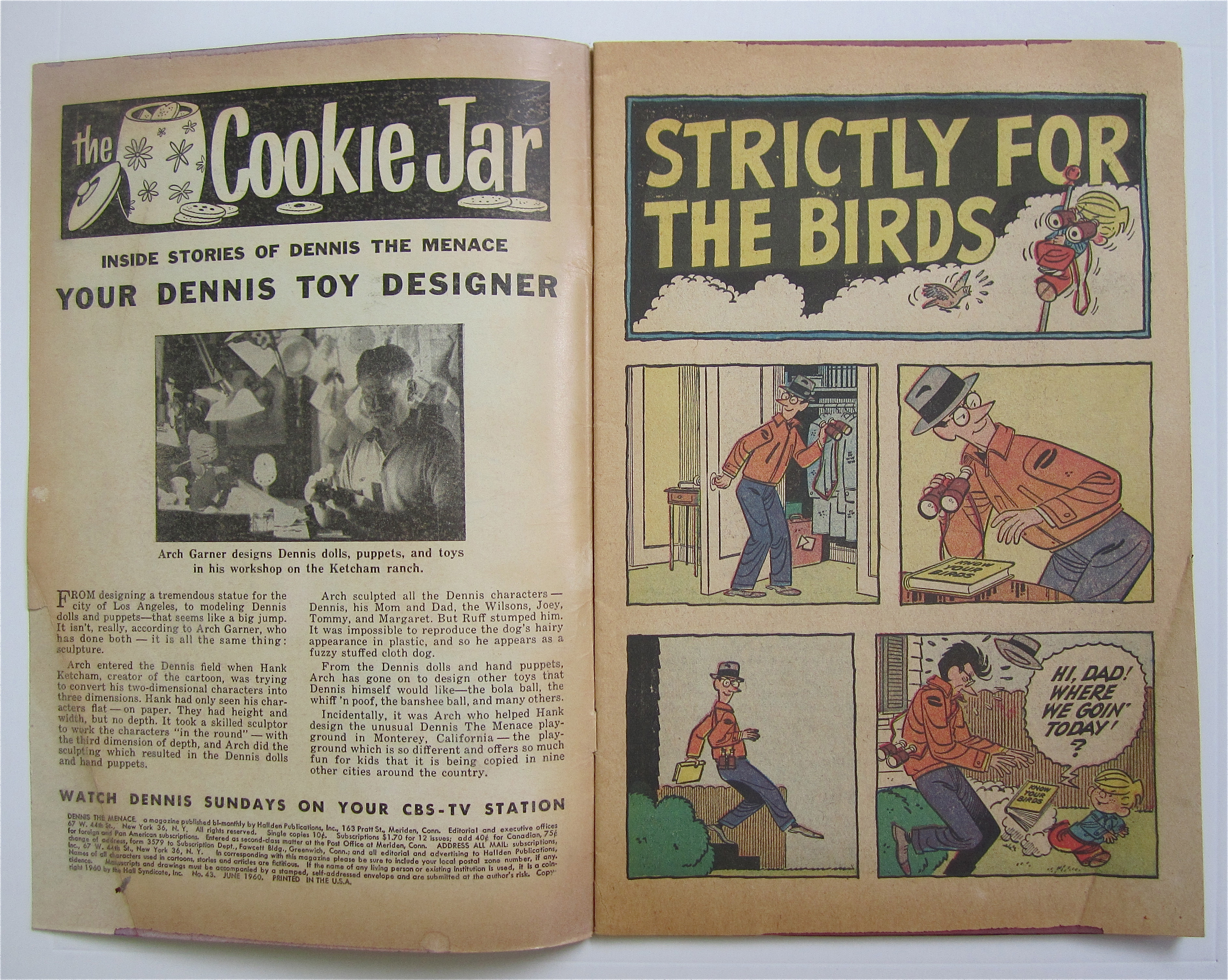 Dennis The Menace Comic June 1960 #43