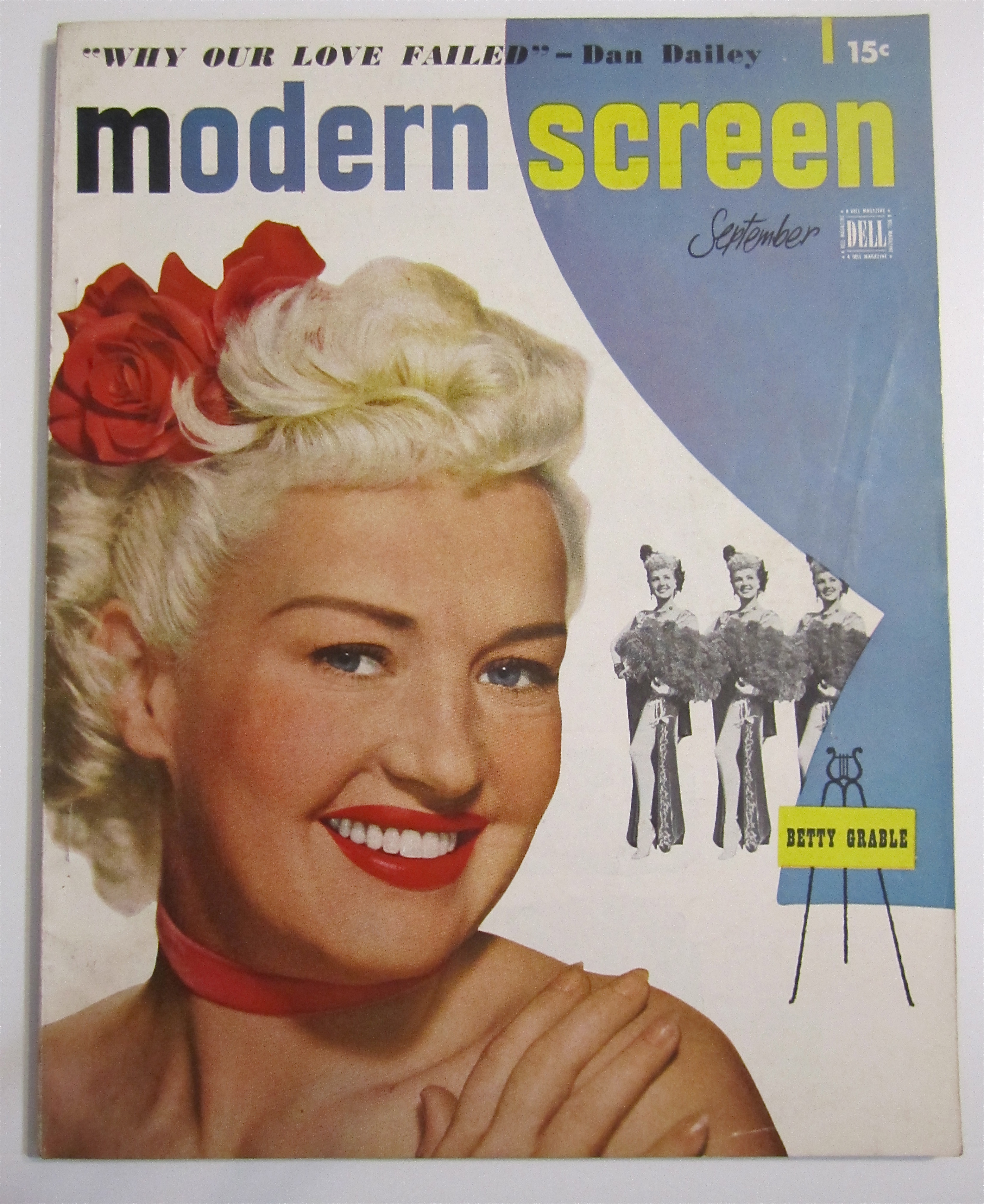 Modern Screen Magazine September 1949 Betty Grable