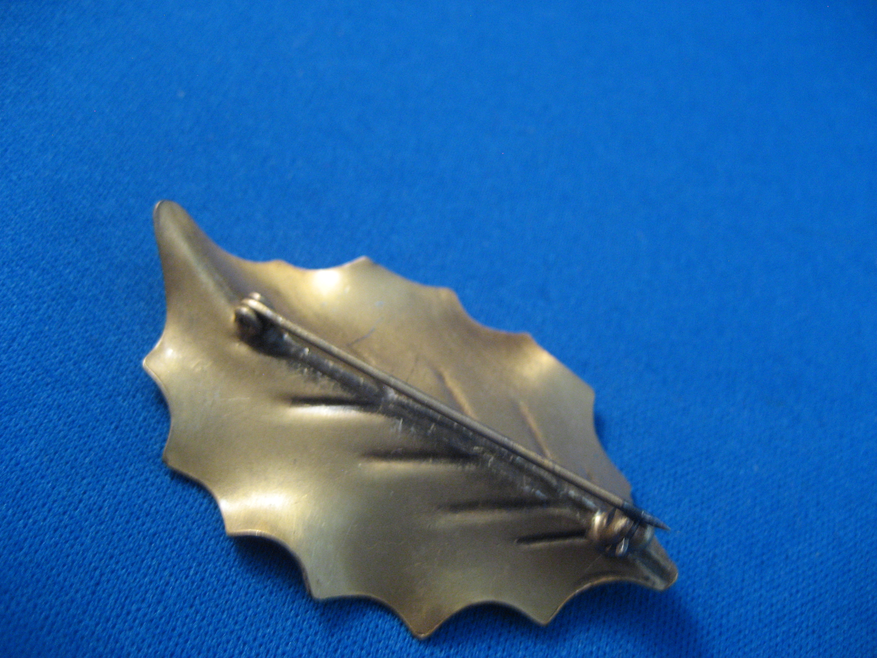 Praying Hands Leaf Brooch
