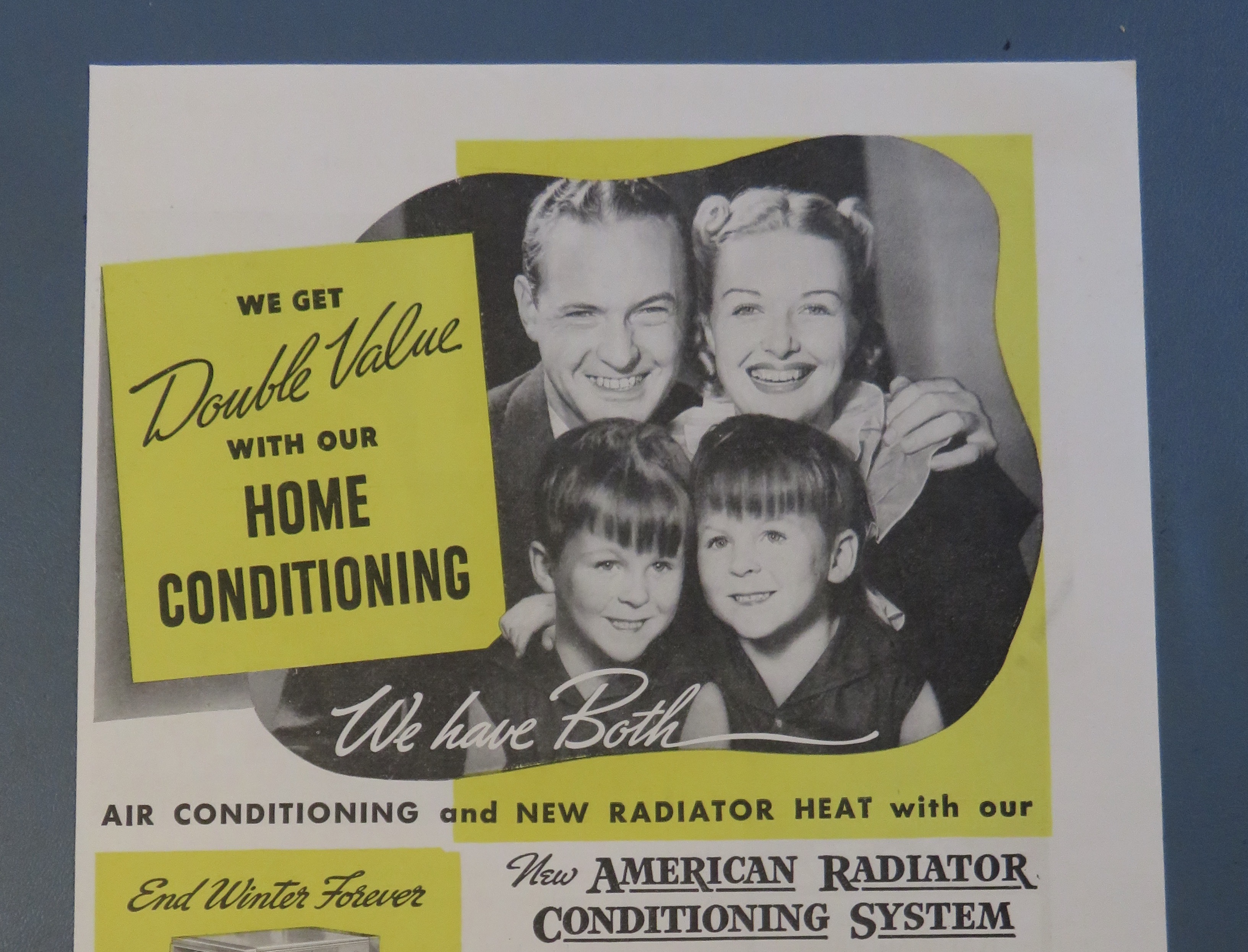 1936 American Radiator Conditioning Systems with Family