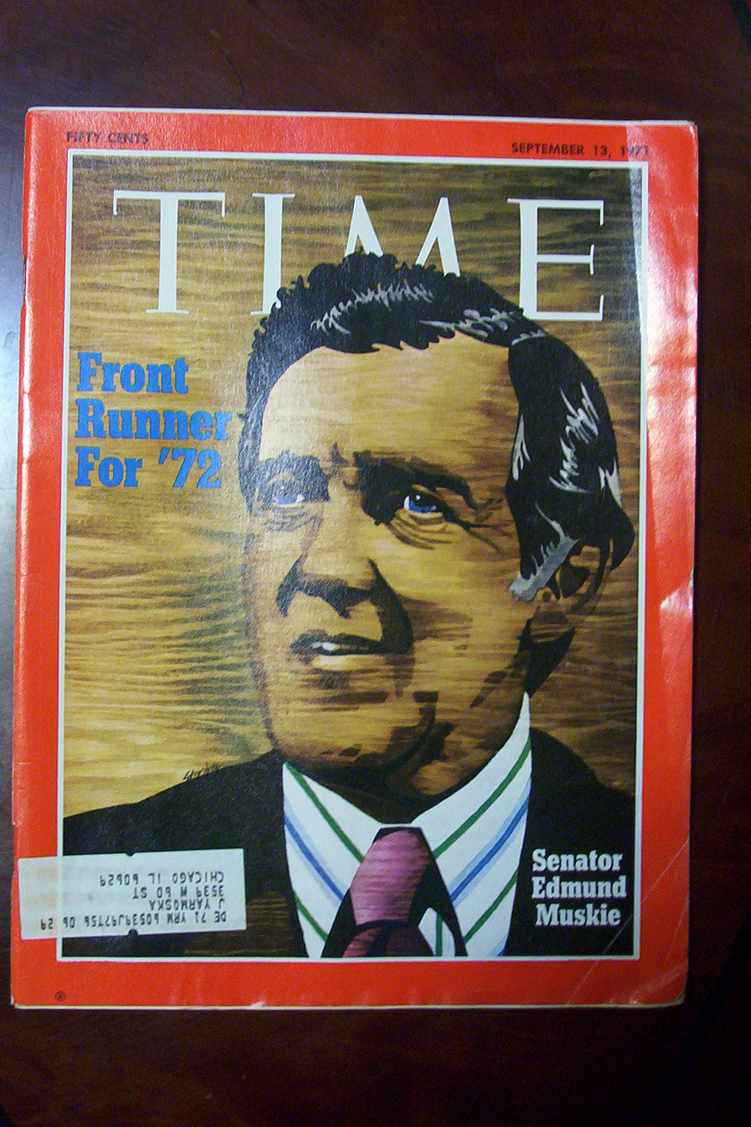 Time Magazine - September 13, 1971 - Sen. Edward Muskie