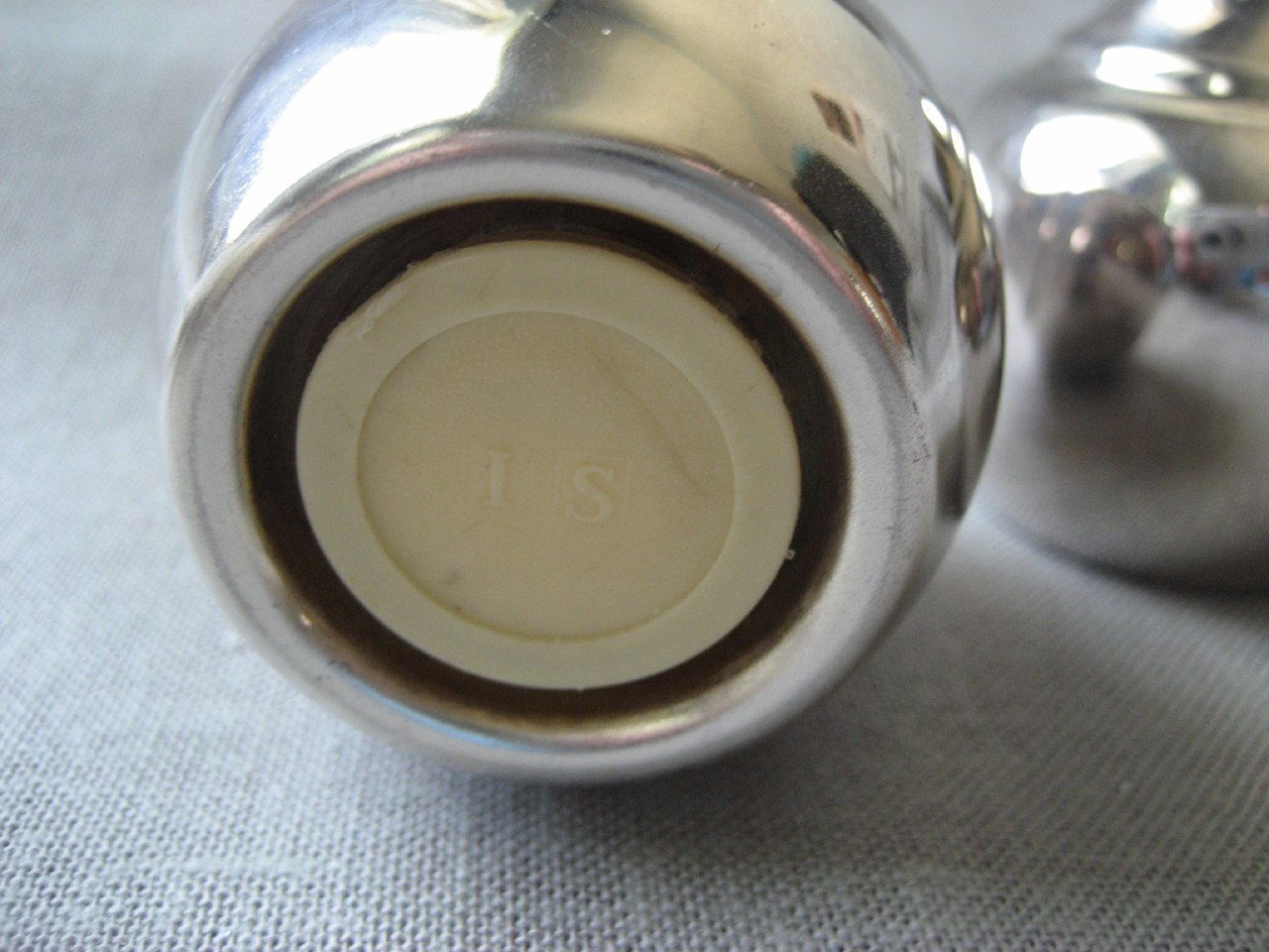 Silver Art Deco Salt and Pepper