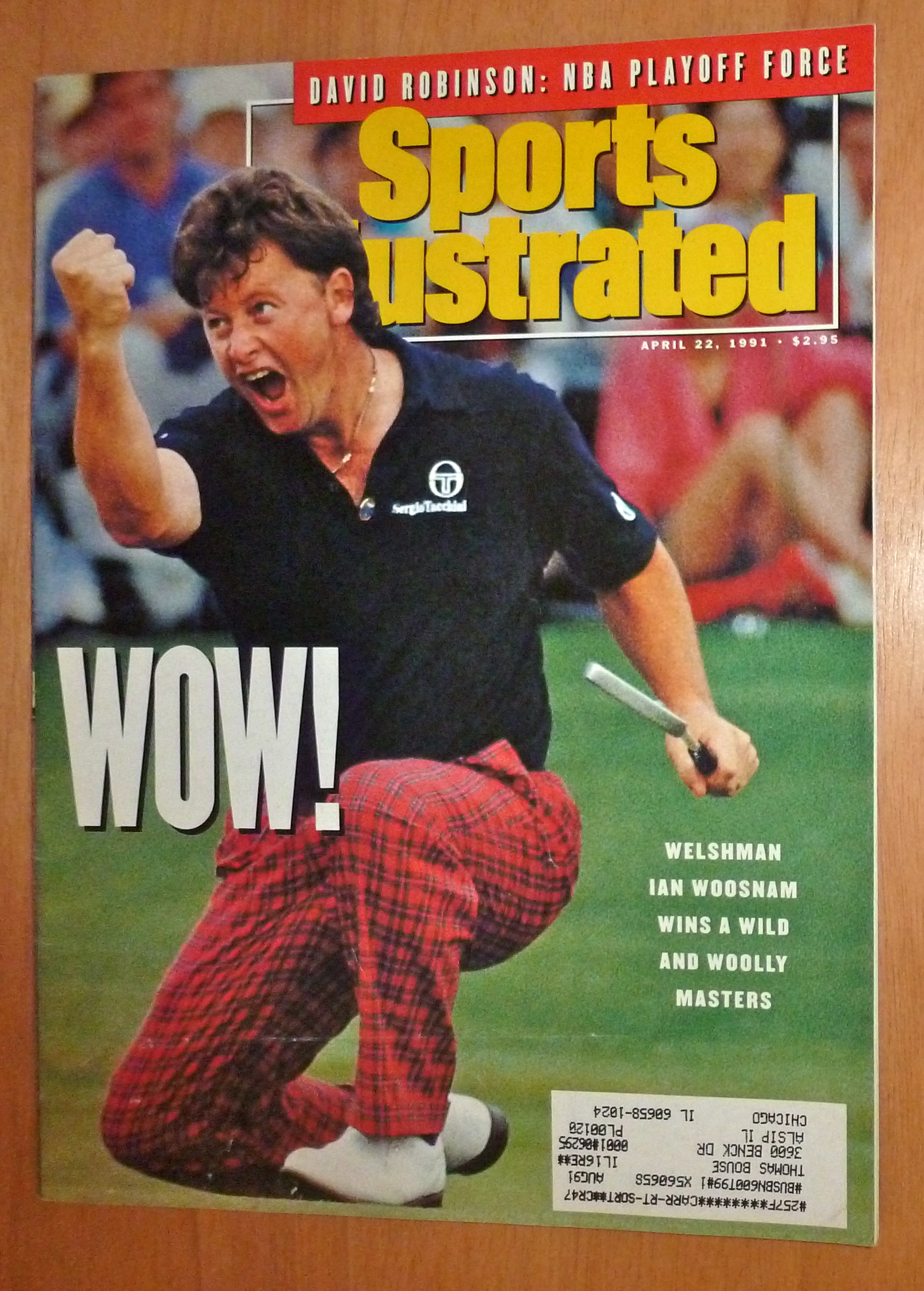 Sports Illustrated Magazine-April 22, 1991-Ian Woosnam