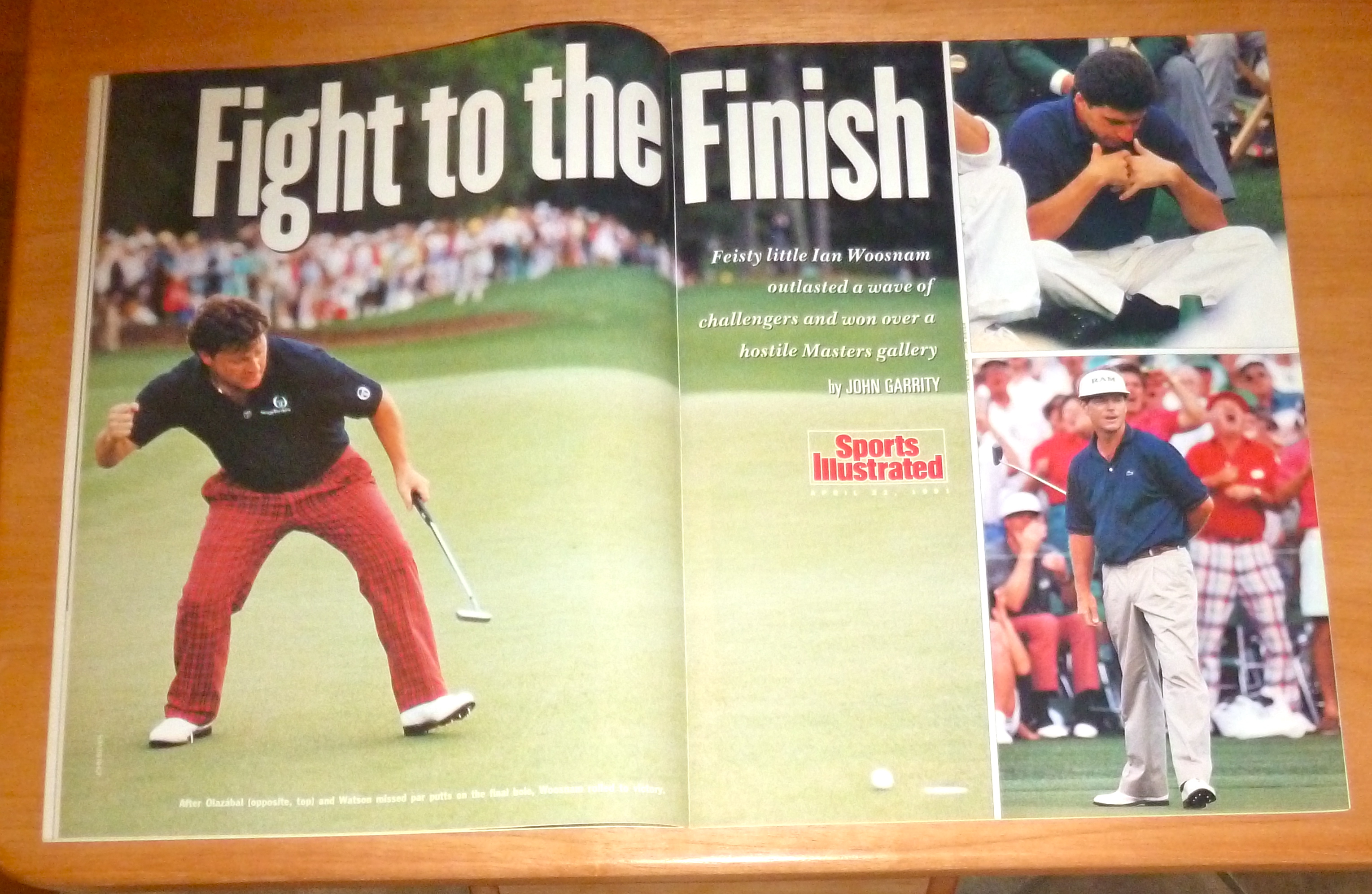 Sports Illustrated Magazine-April 22, 1991-Ian Woosnam