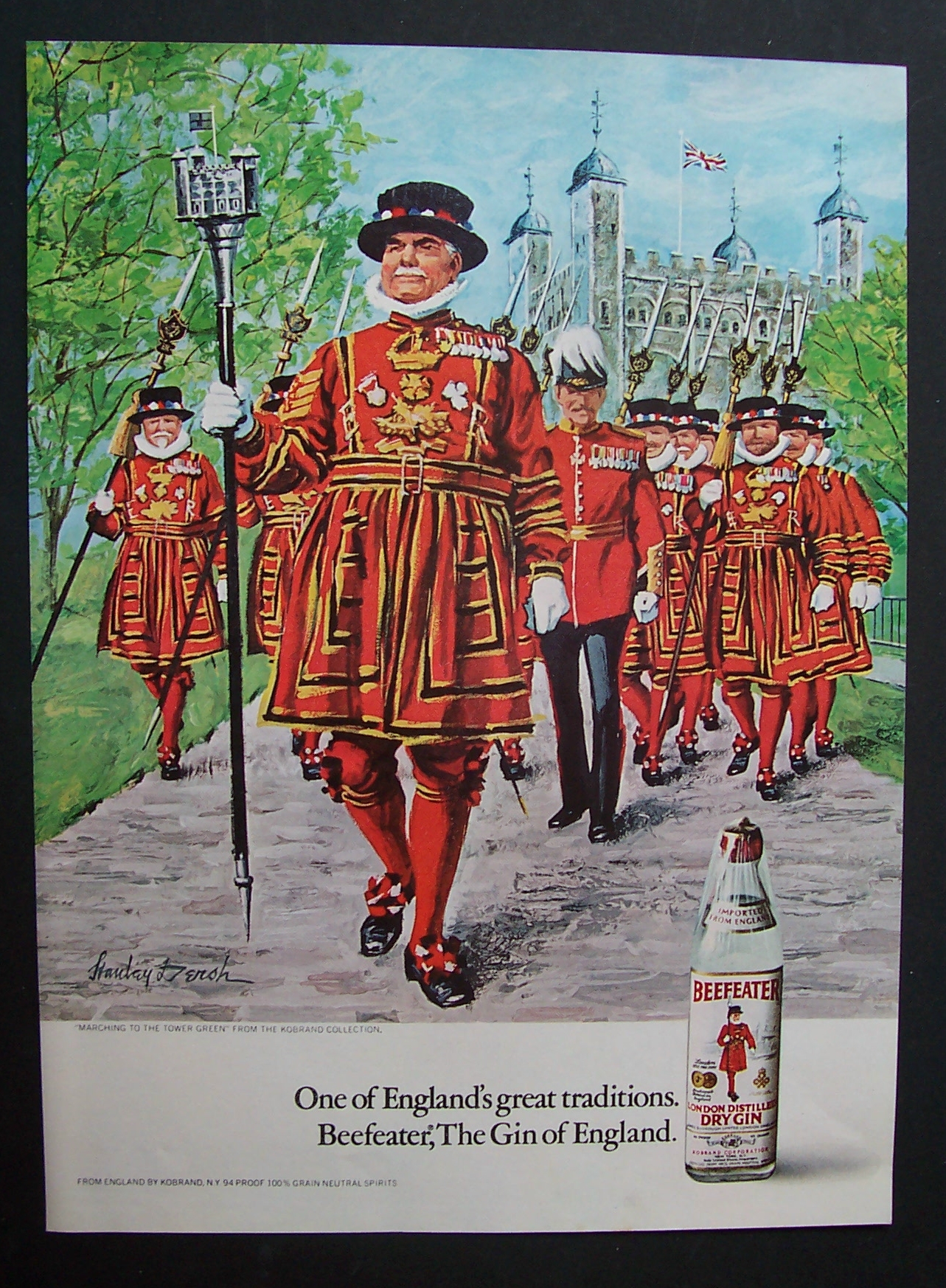 1972 Beefeater Dry Gin