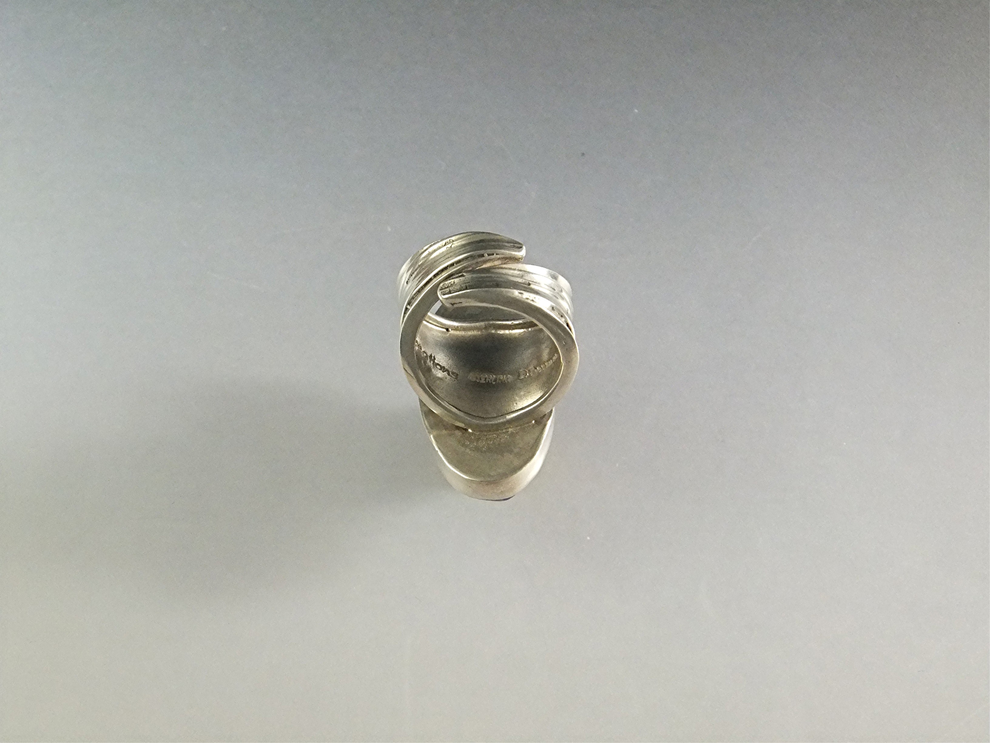 David Troutman  Charoite Amethyst Sterling Silver Ring