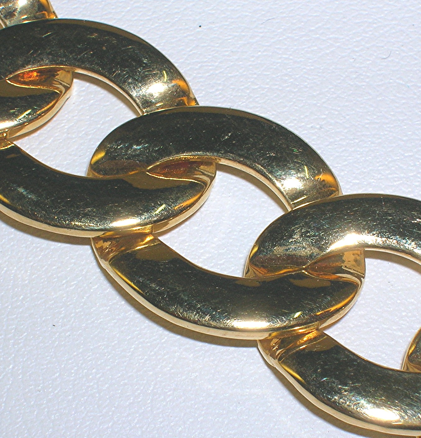 NAPIER Necklace, Patented Vintage Gold