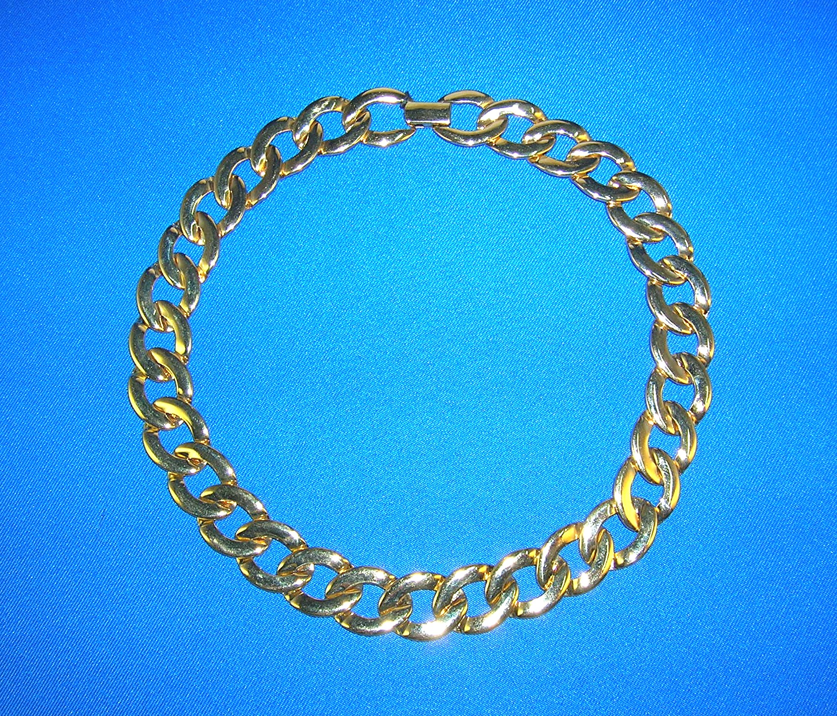NAPIER Necklace, Patented Vintage Gold