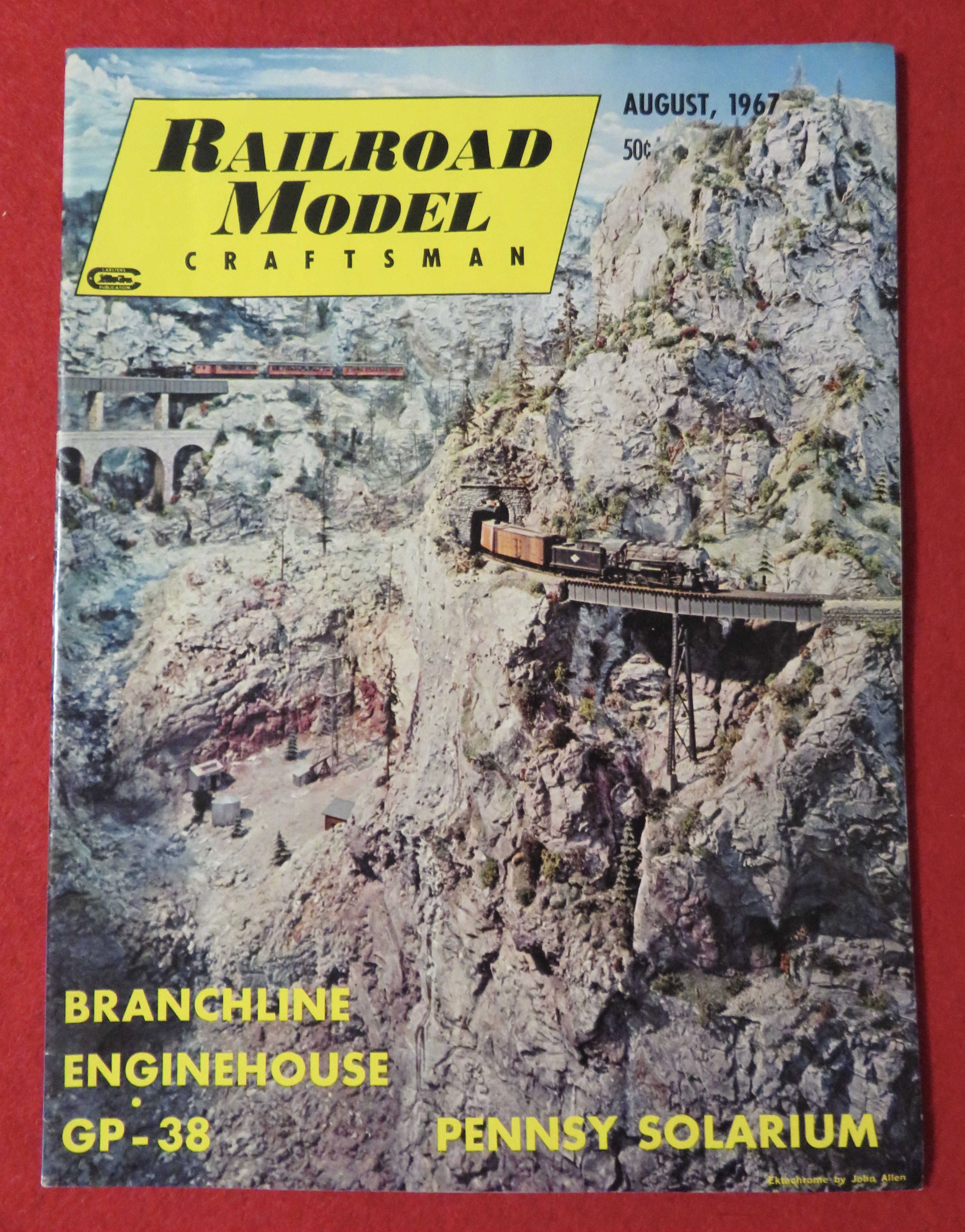 Railroad Model Craftsman Magazine August 1967