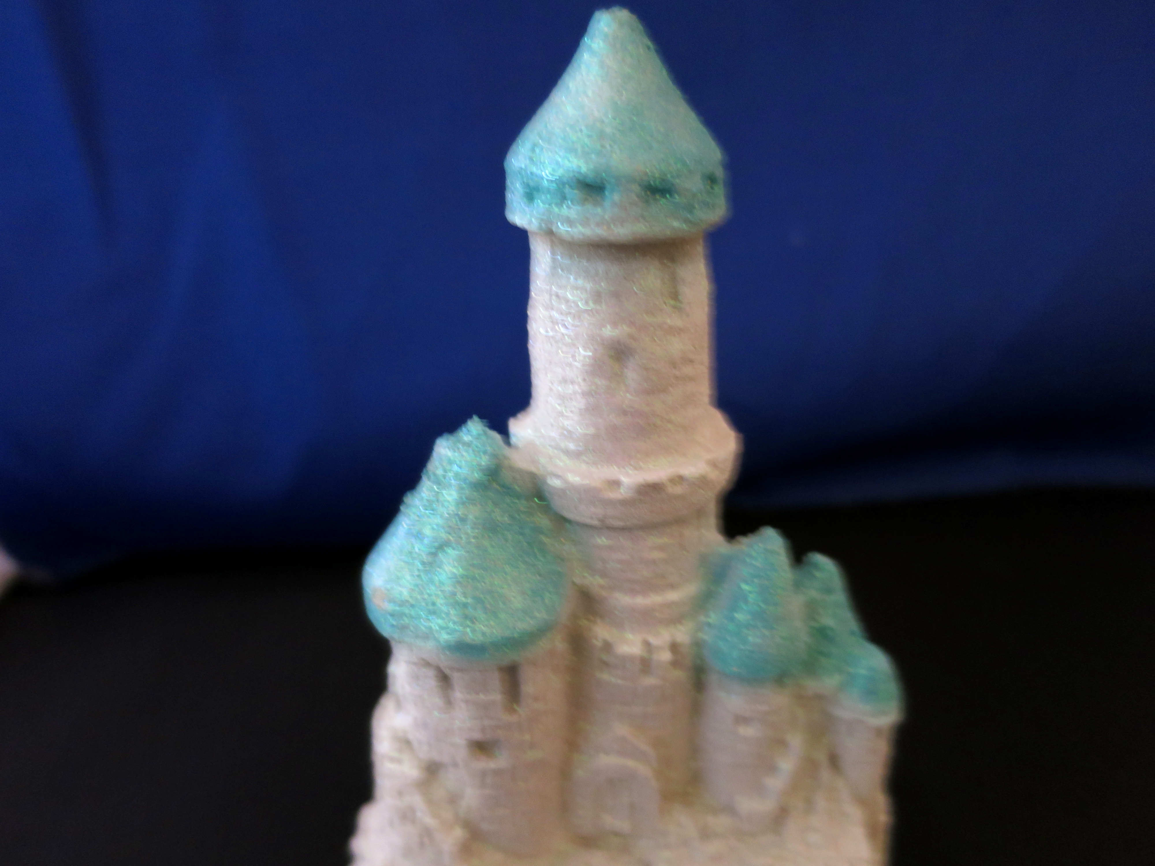 Sand Art of Daytona Castle Figurine Easter Decor