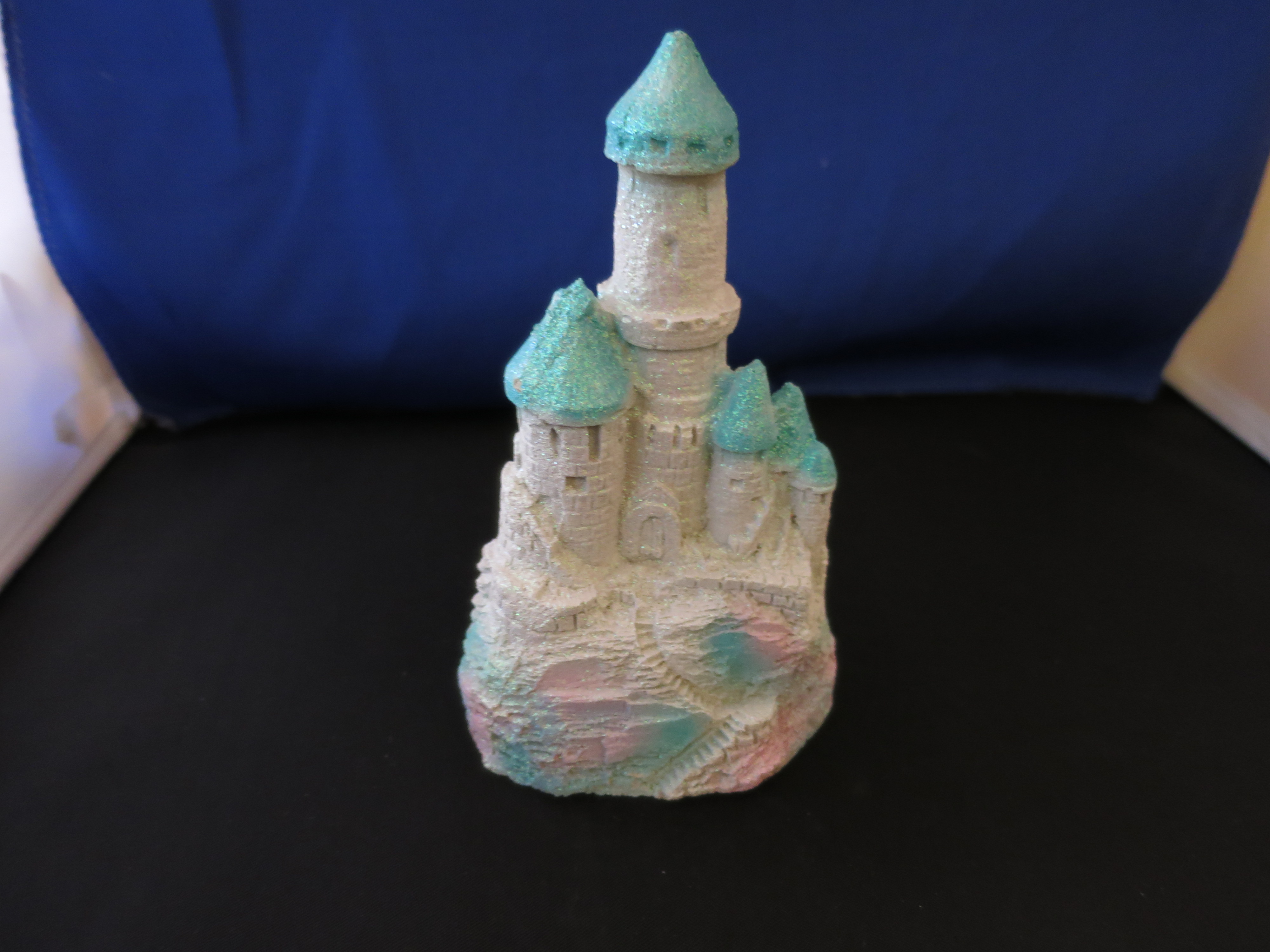 Sand Art of Daytona Castle Figurine Easter Decor