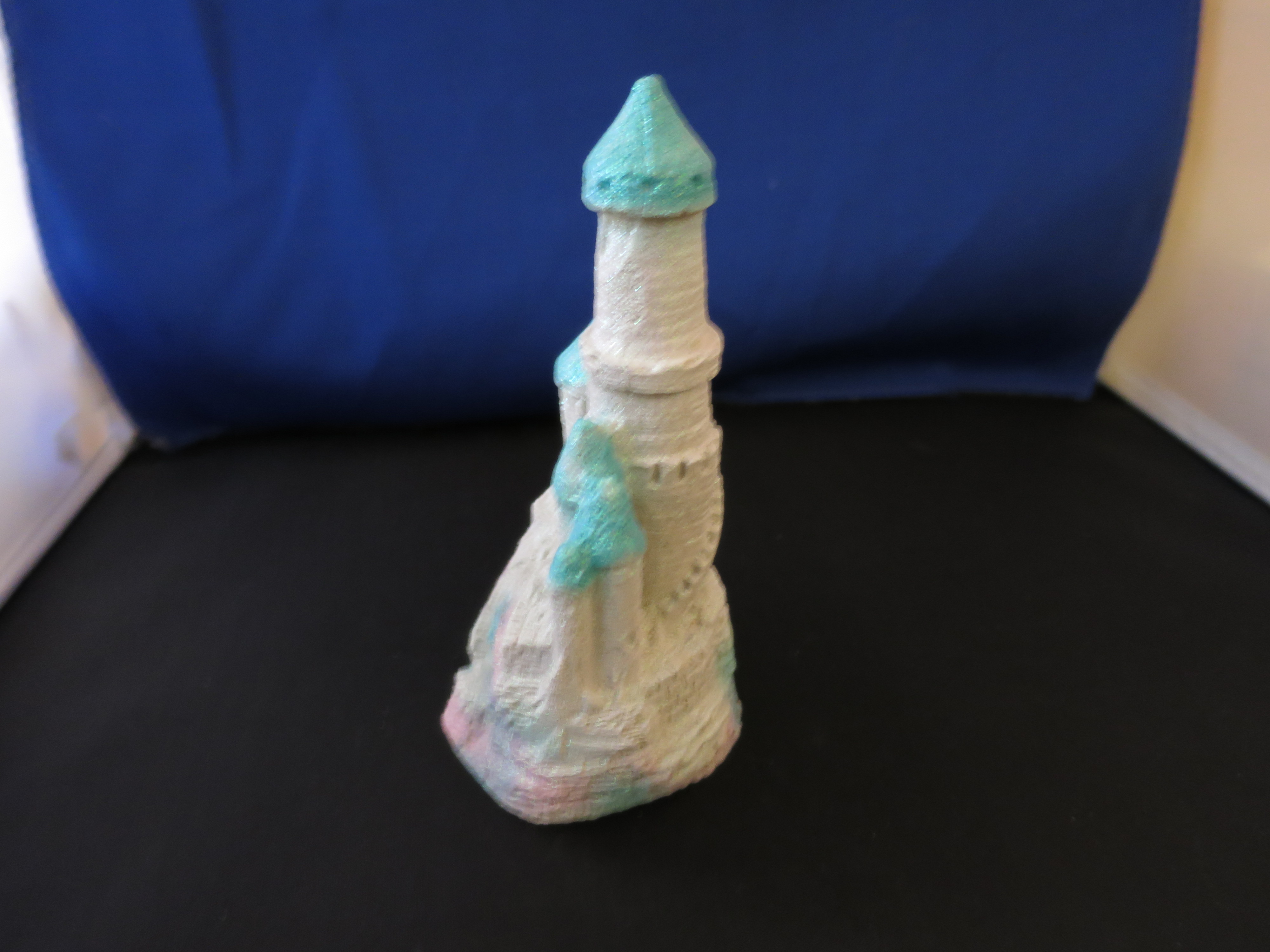 Sand Art of Daytona Castle Figurine Easter Decor