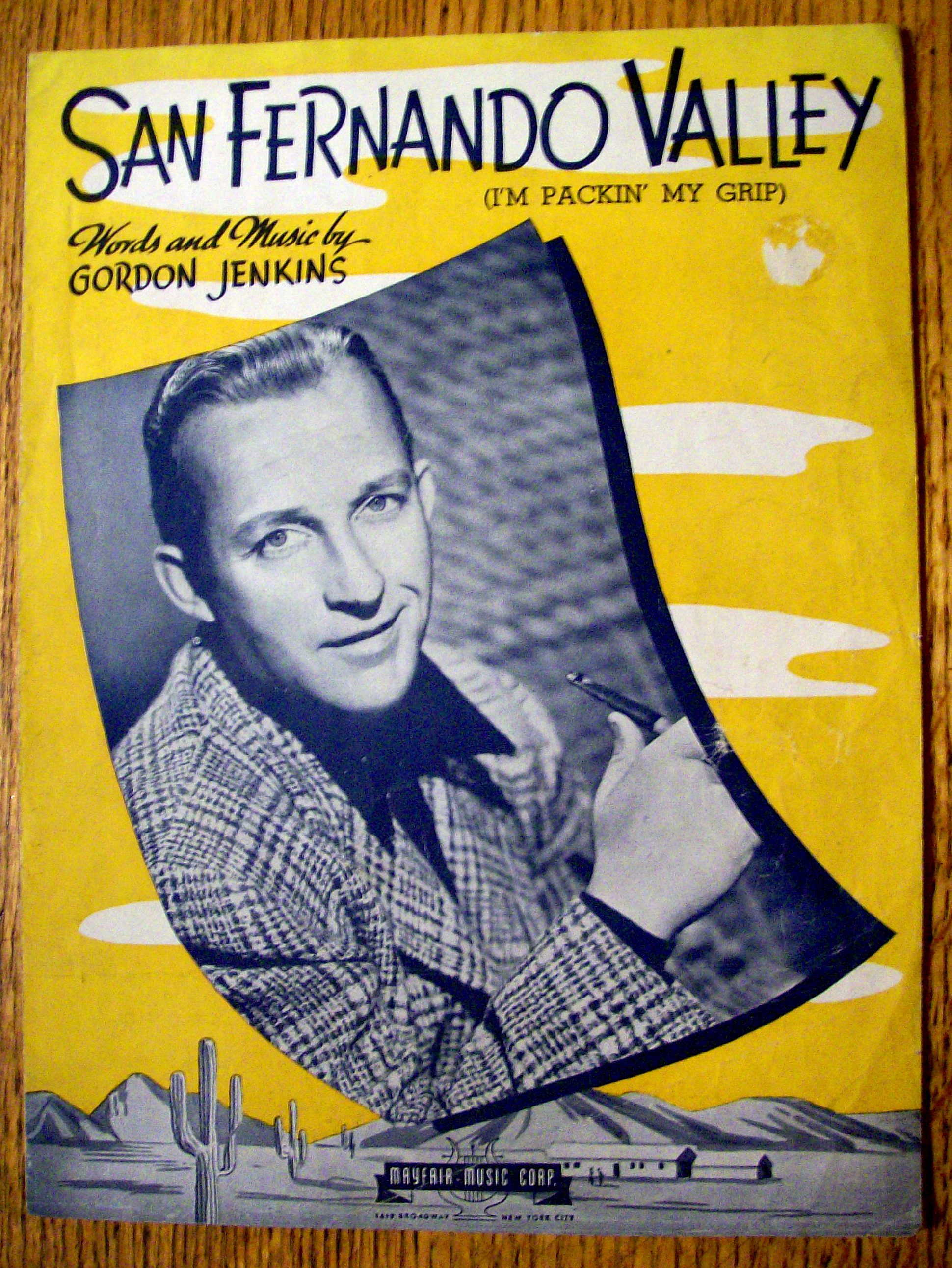Sheet Music For 1943 San Fernando Valley