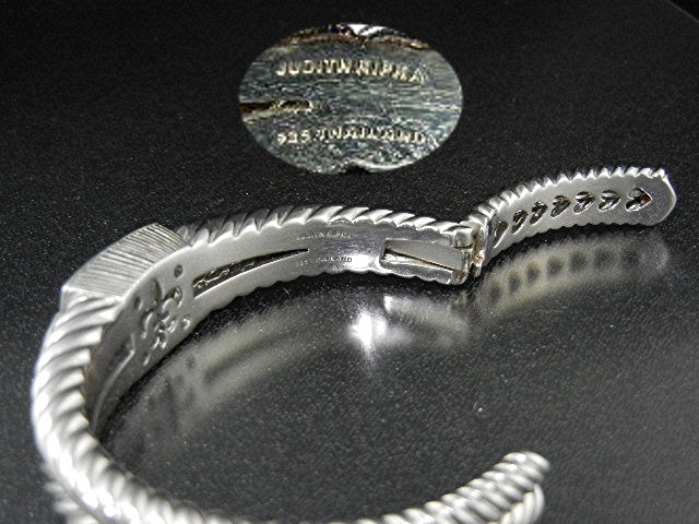 Judith Ripka Sterling Silver Blue Topaz Amethyst Bracel