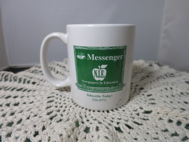 St. Albans Messenger NIE Newspapers in Education Vermont Cup Mug