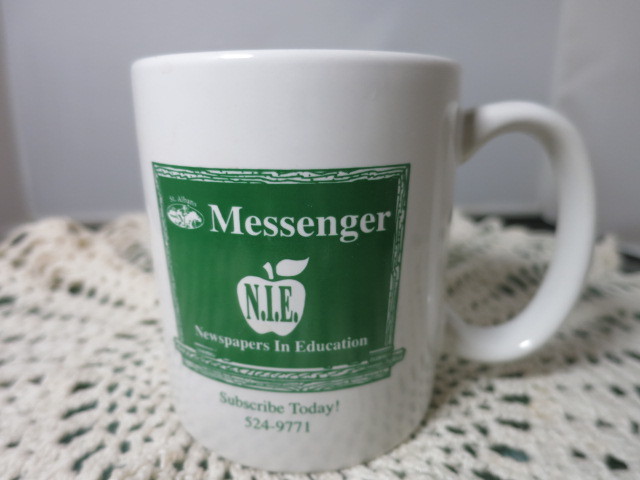 St. Albans Messenger NIE Newspapers in Education Vermont Cup Mug