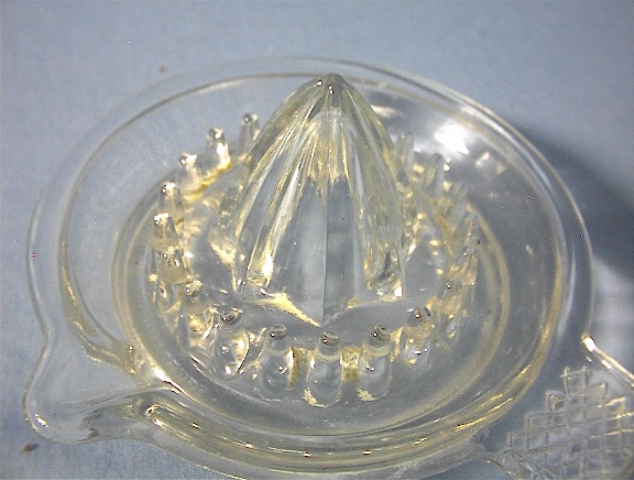 British Made Glass Juicer.