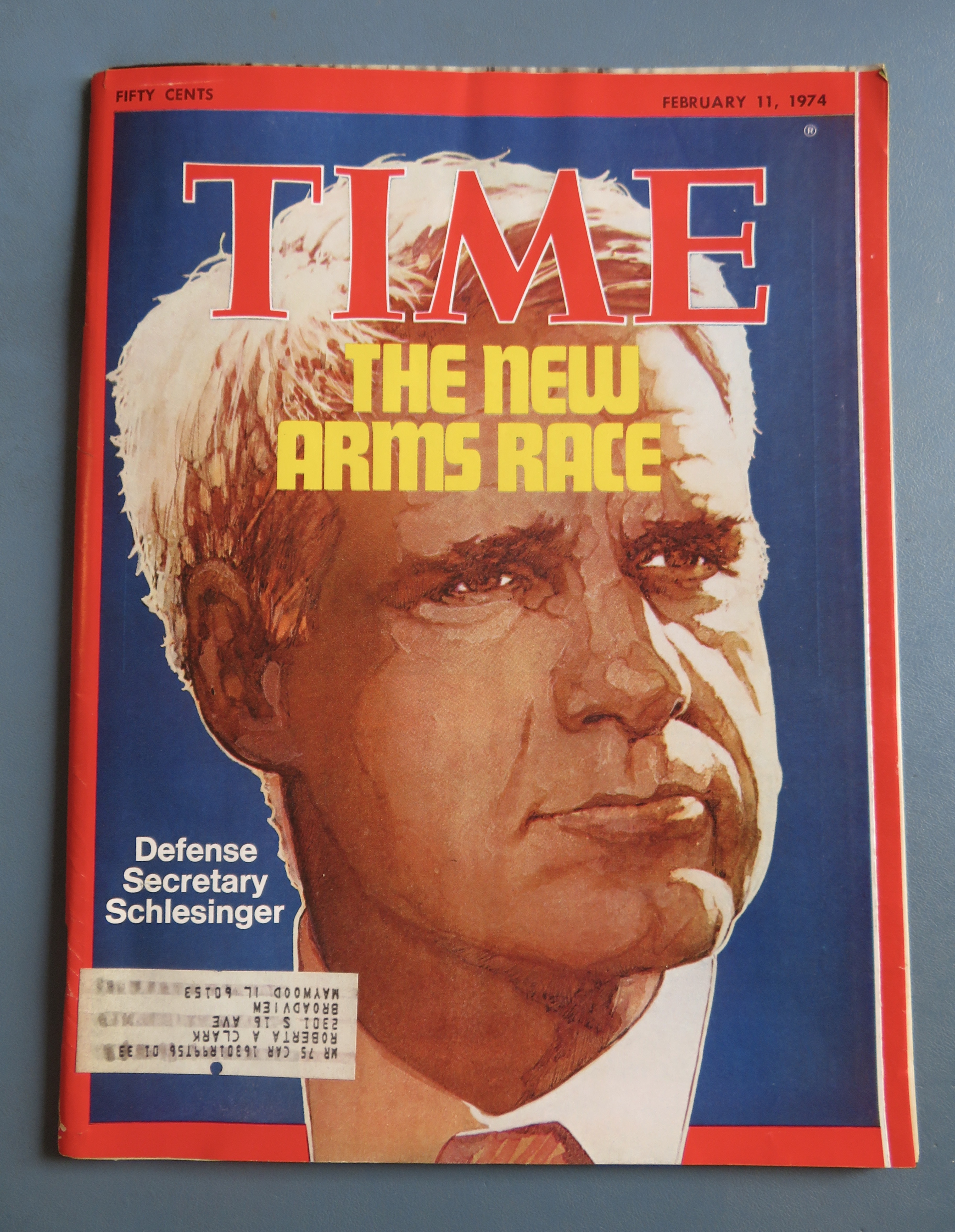 Time Magazine February 11, 1974 Schlesinger