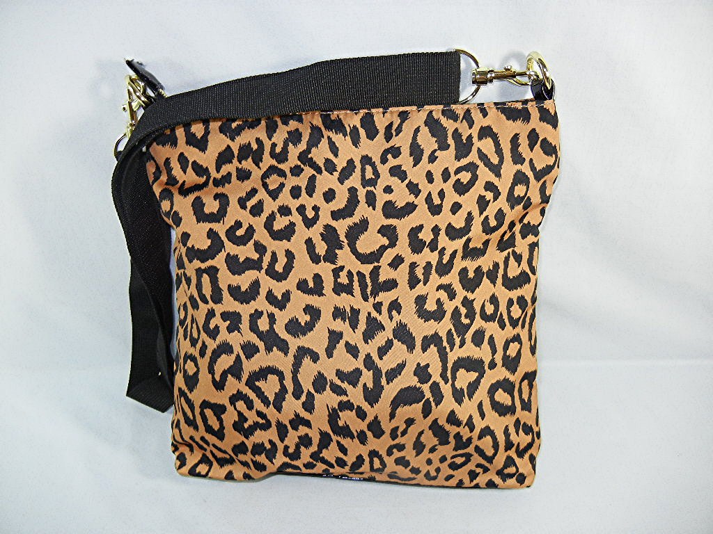 Bag Purse BETSEYVILLE Black Leopard Print