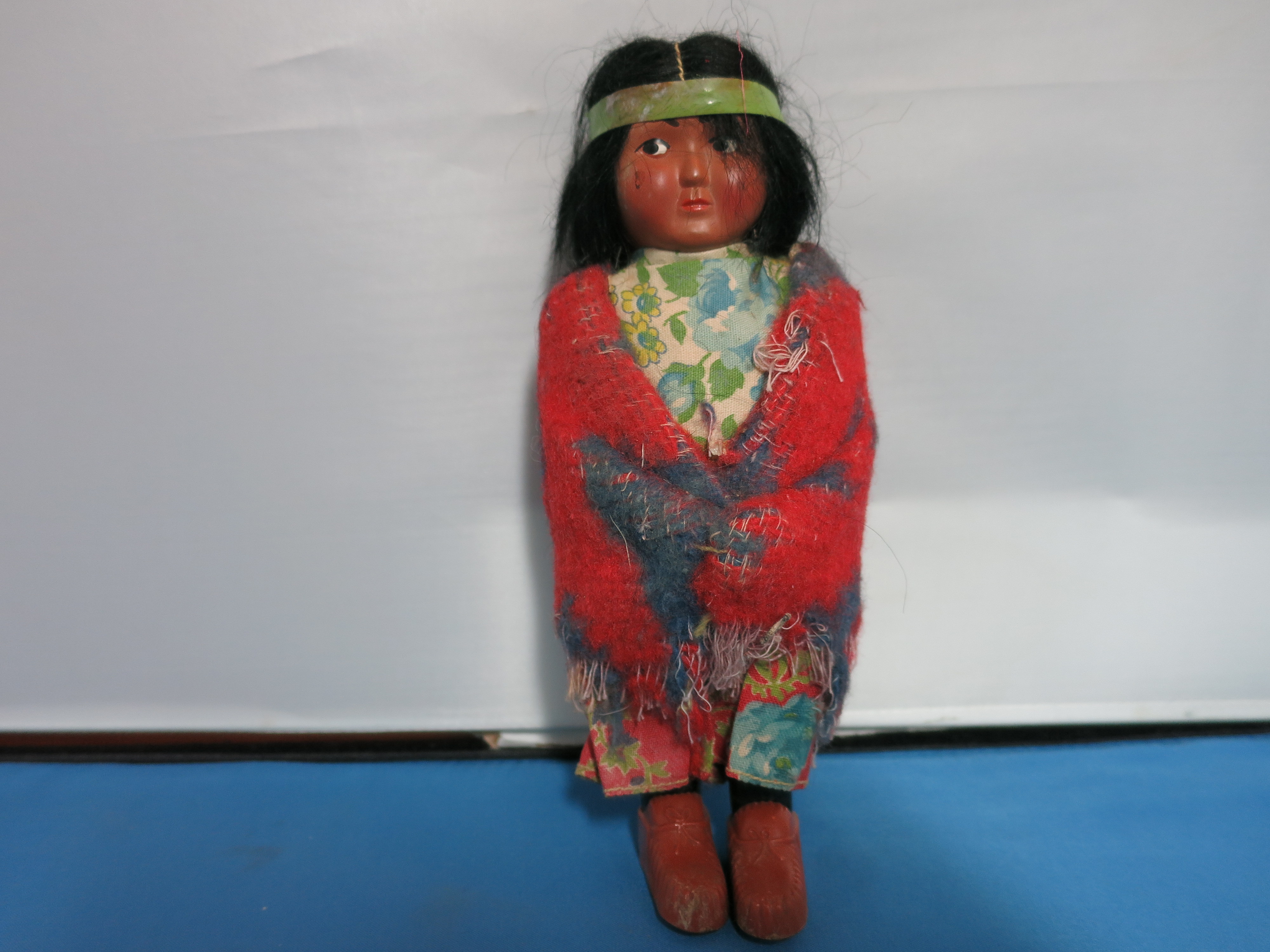 Vintage Skookum Indian Doll Bully Good 6 1/2 inch